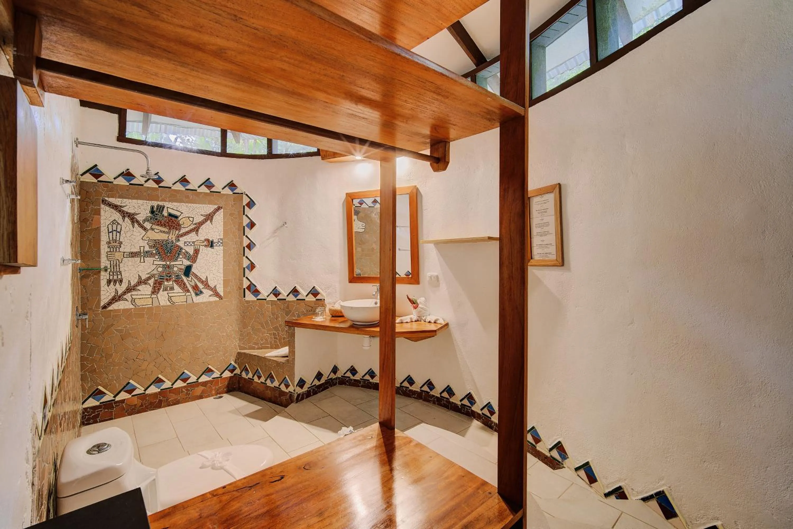 Shower in Hotel Shawandha Costa Rica