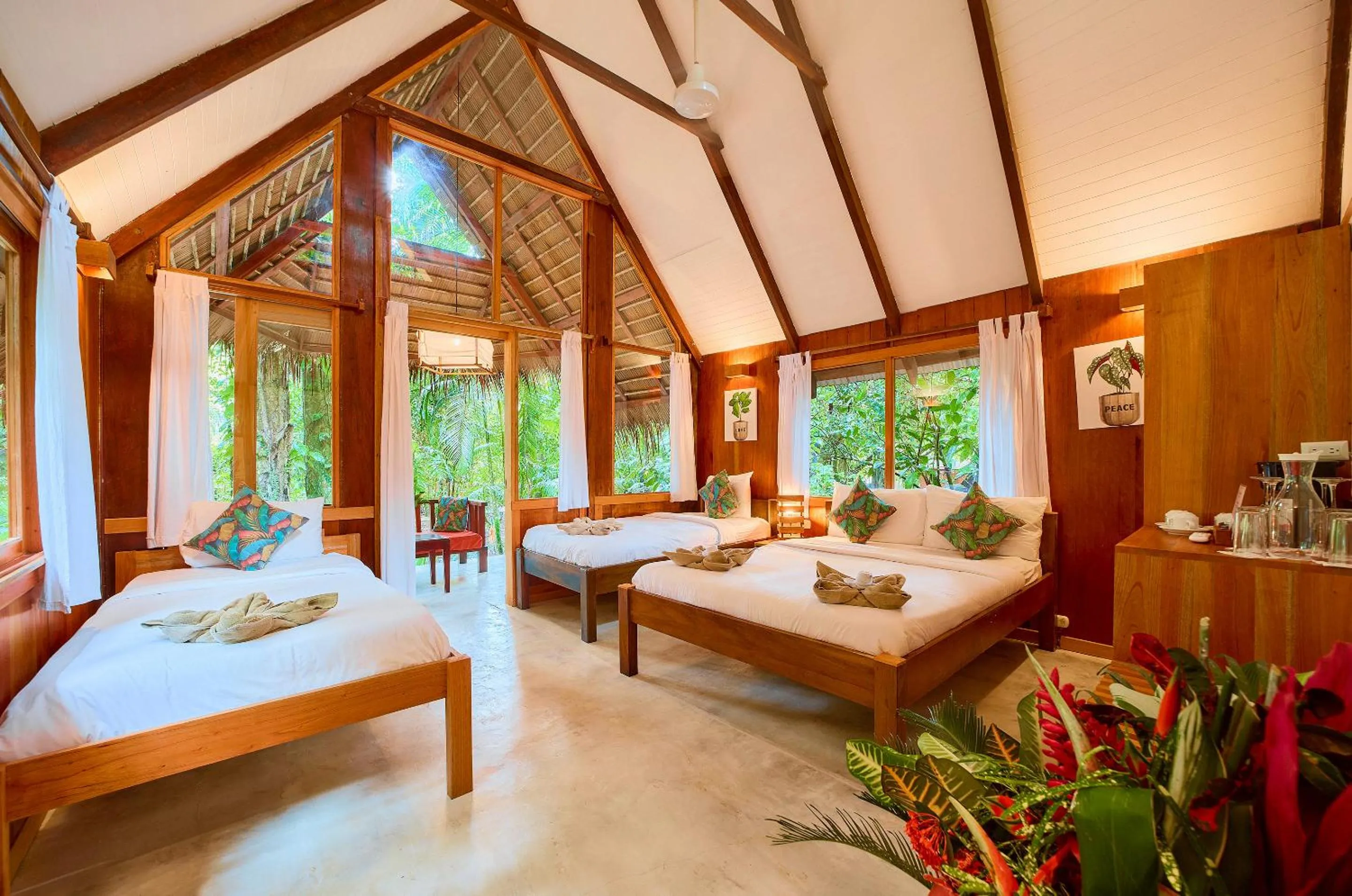 Bed in Shawandha Lodge