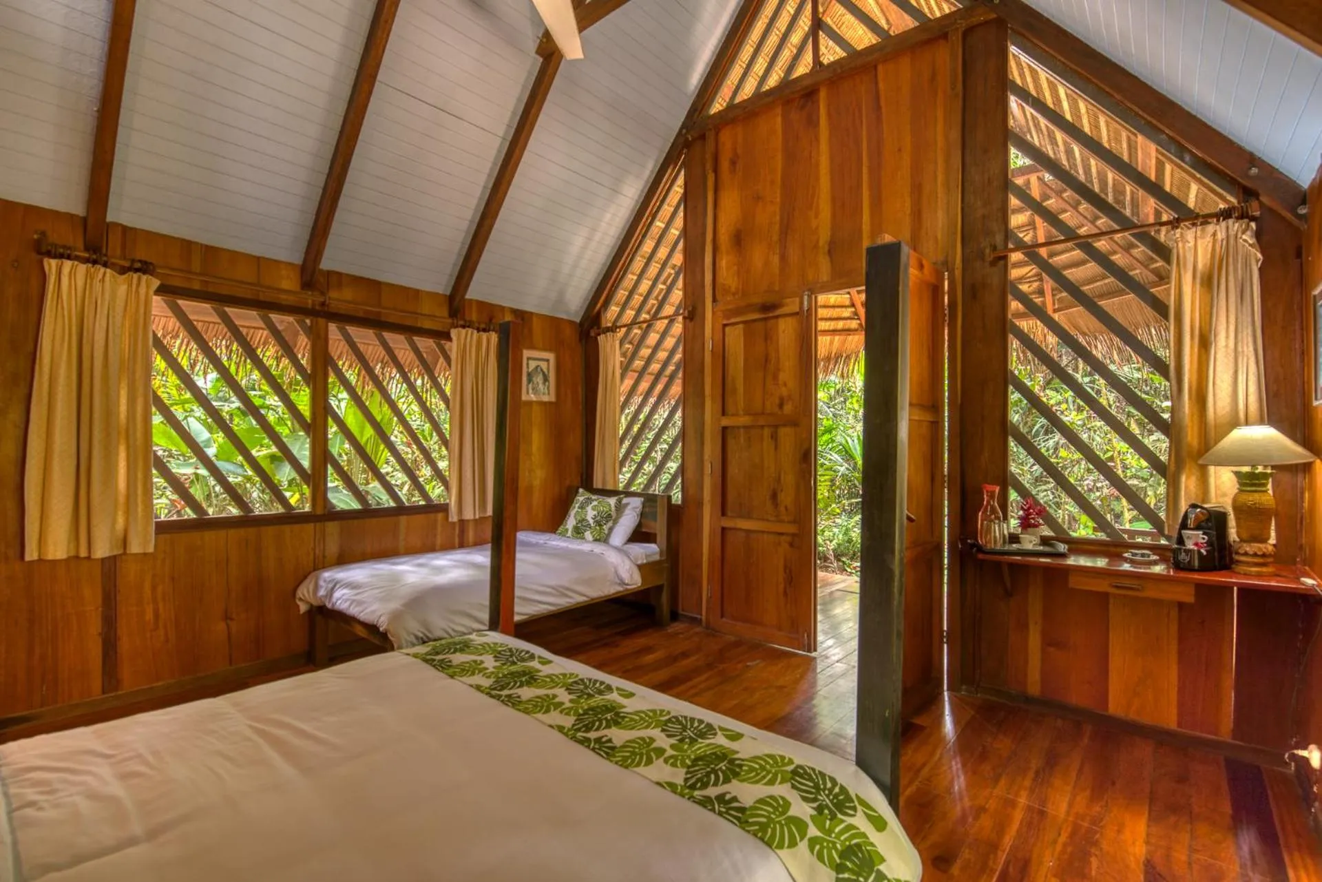 Bed in Shawandha Lodge