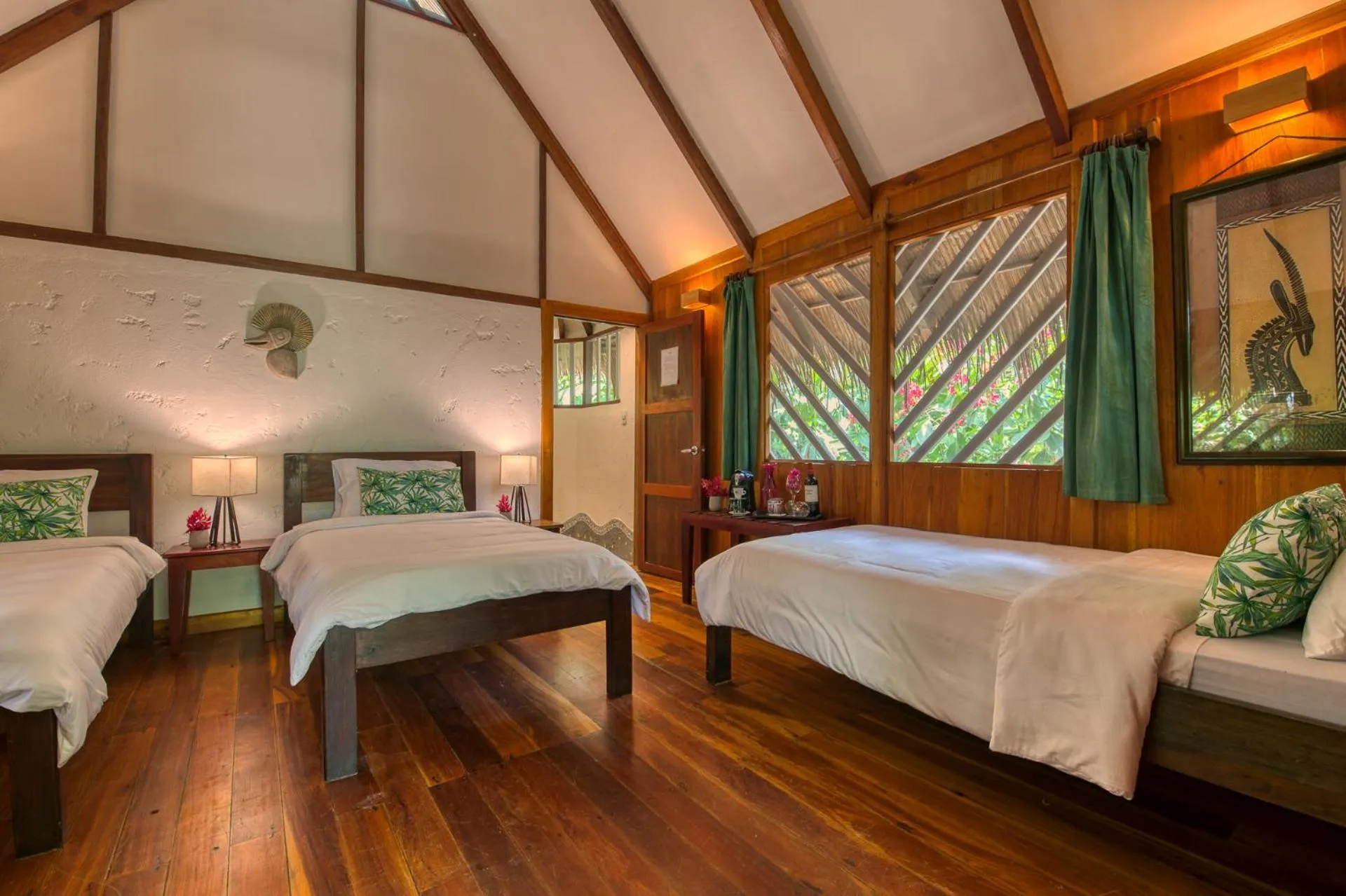 Bed in Shawandha Lodge