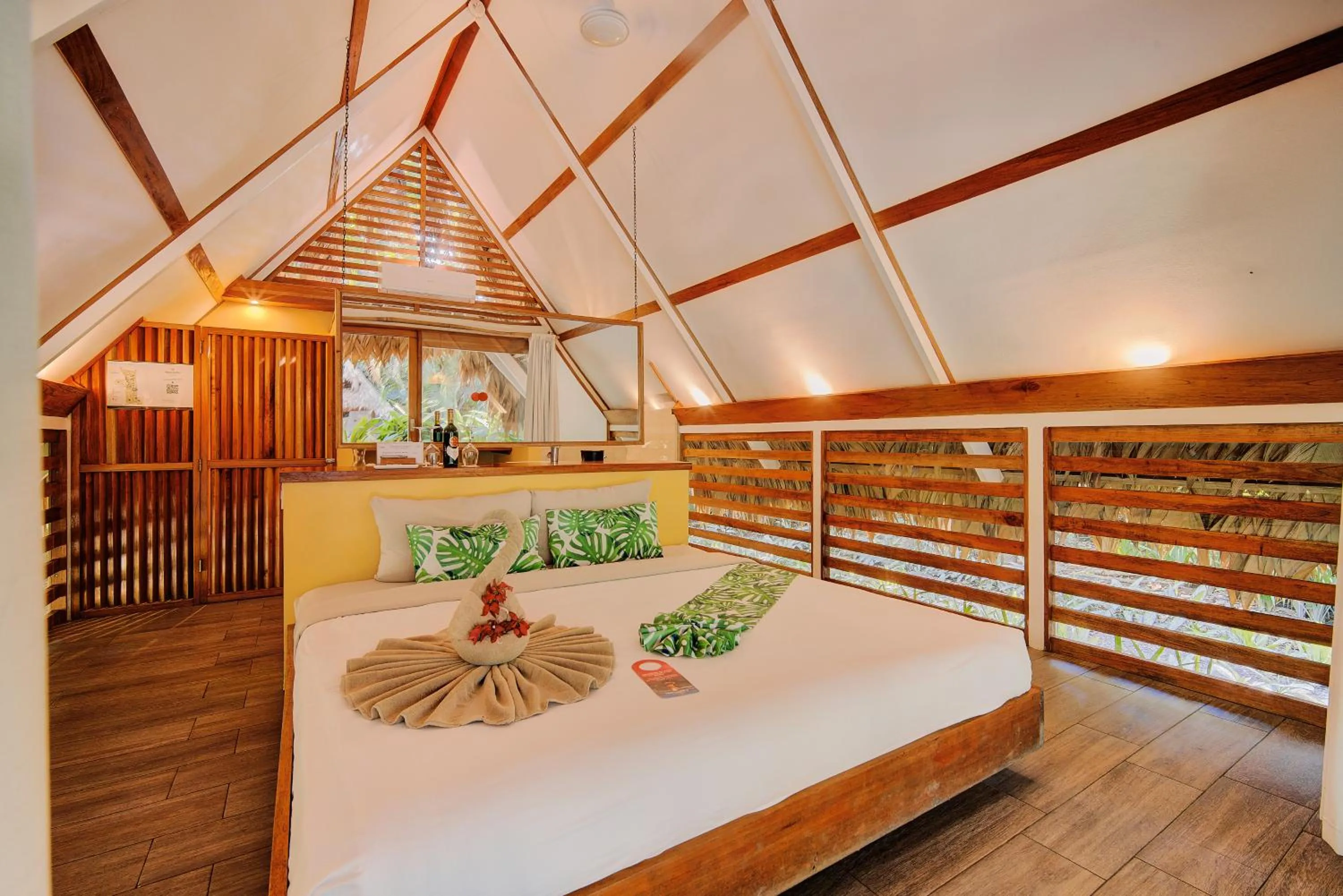 Bed in Hotel Shawandha Costa Rica