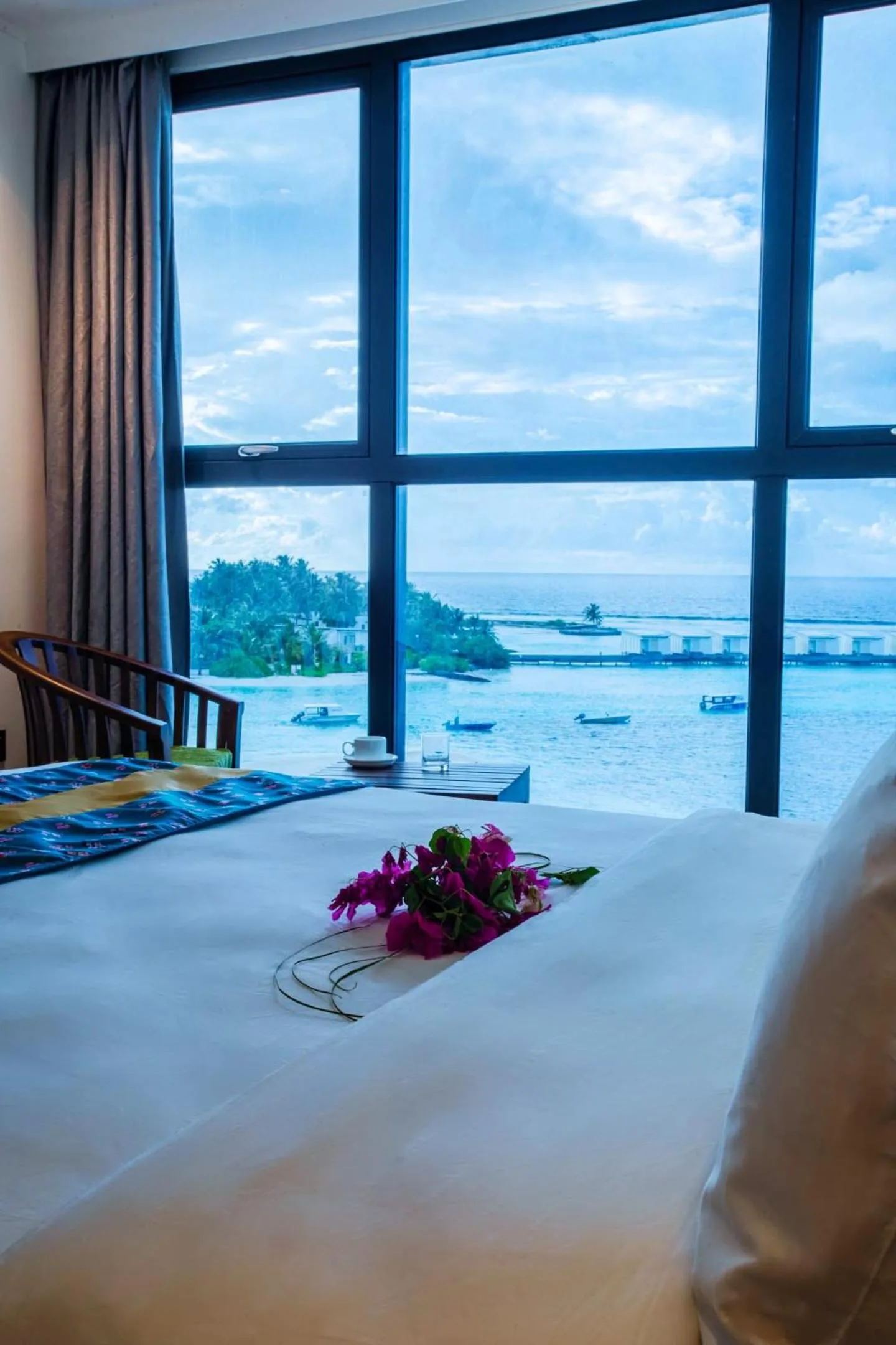 Bed in Beach Hotel Guraidhoo