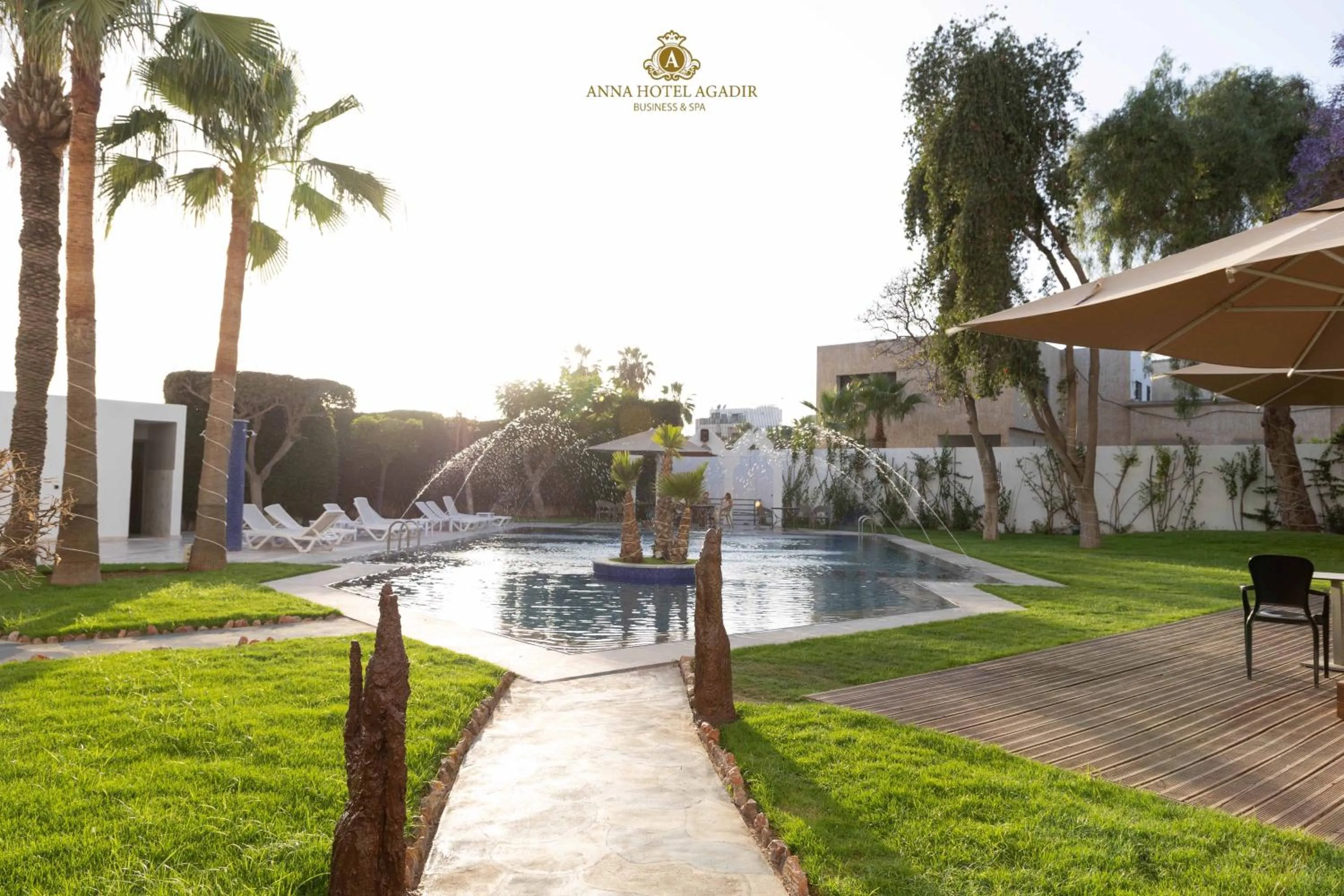 Garden view in Hotel Anna Agadir