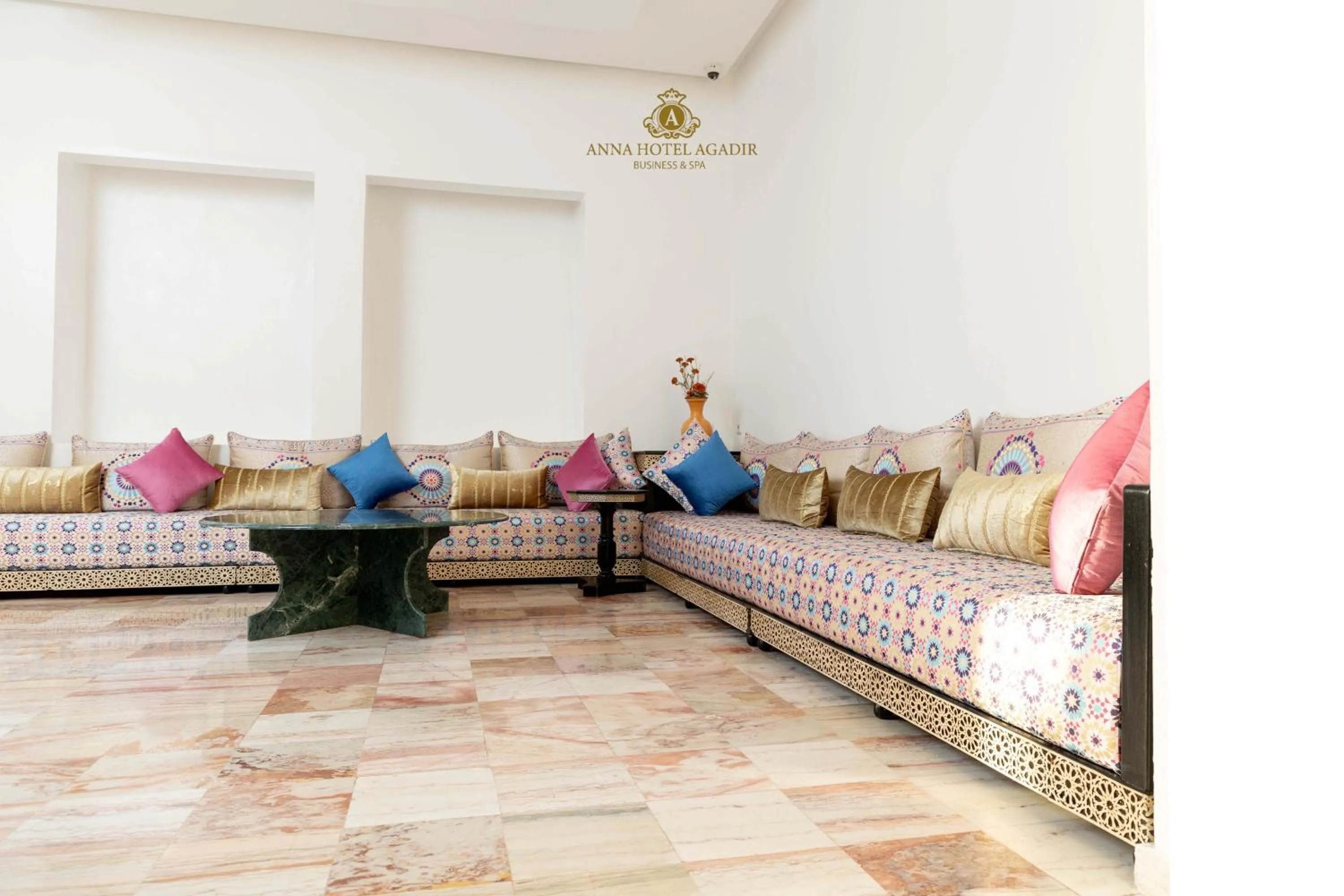 Seating area in Hotel Anna Agadir