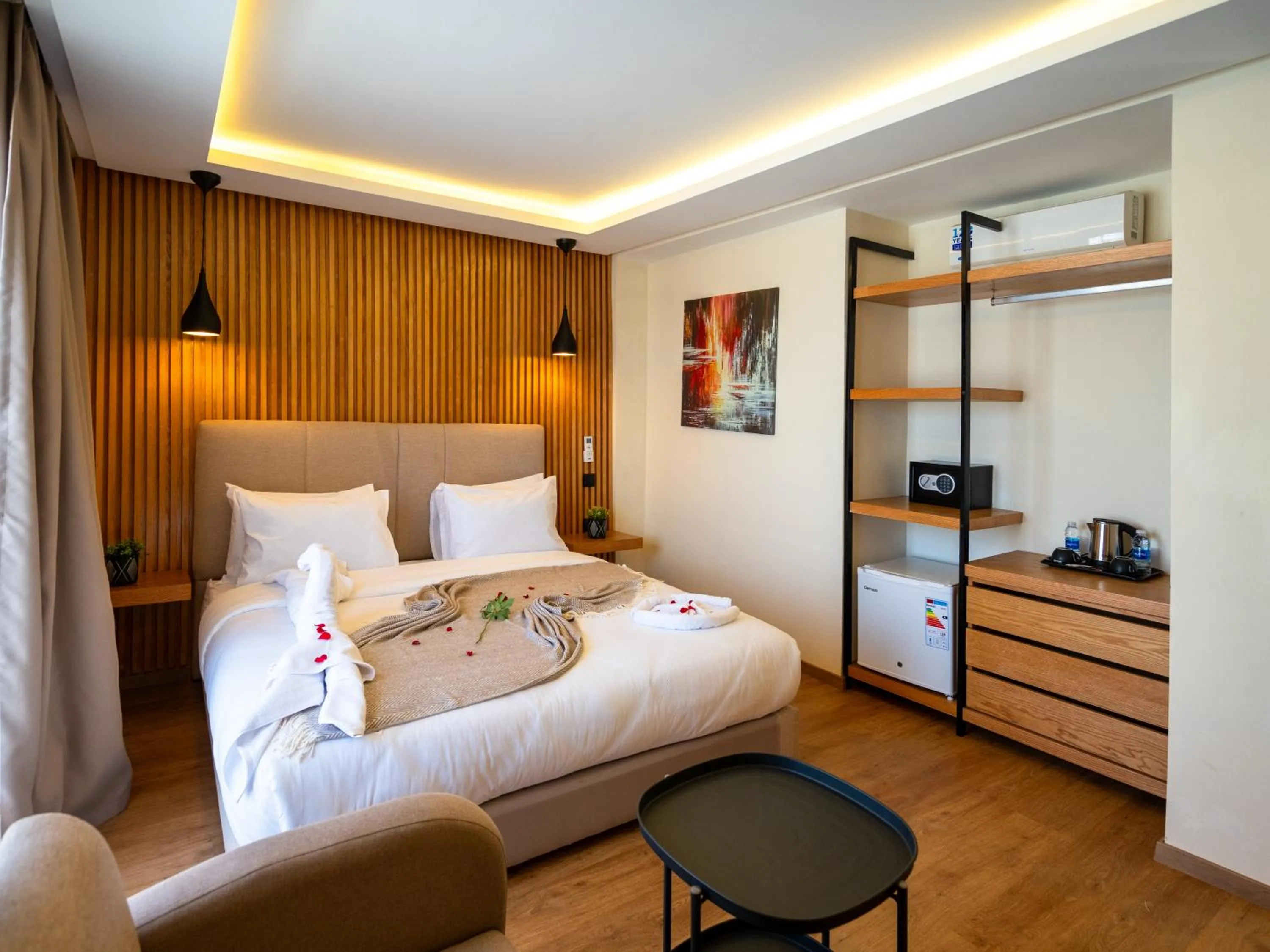 Bed in Unico Hotel Maarif