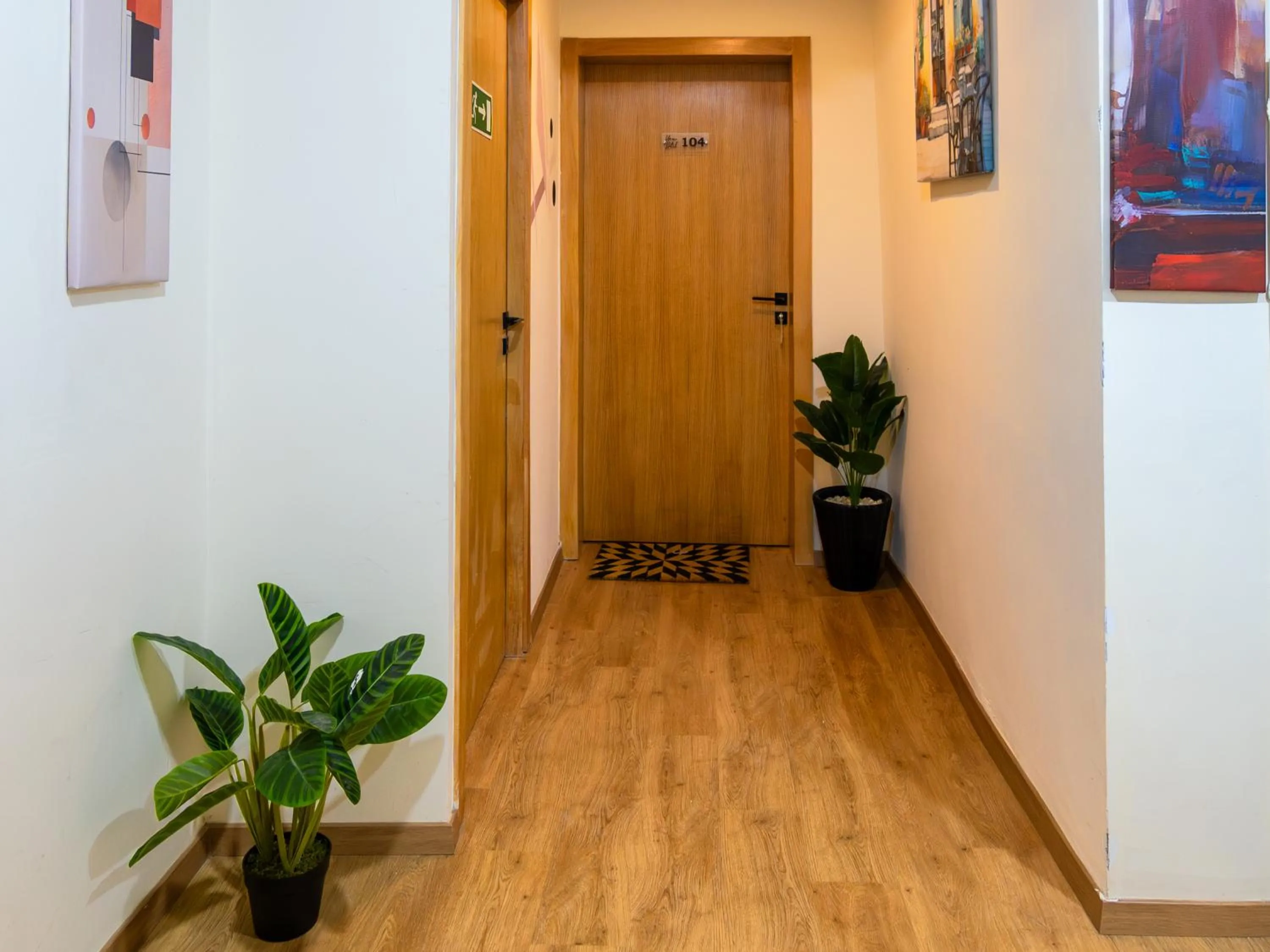 Inner courtyard view in Unico Hotel Maarif