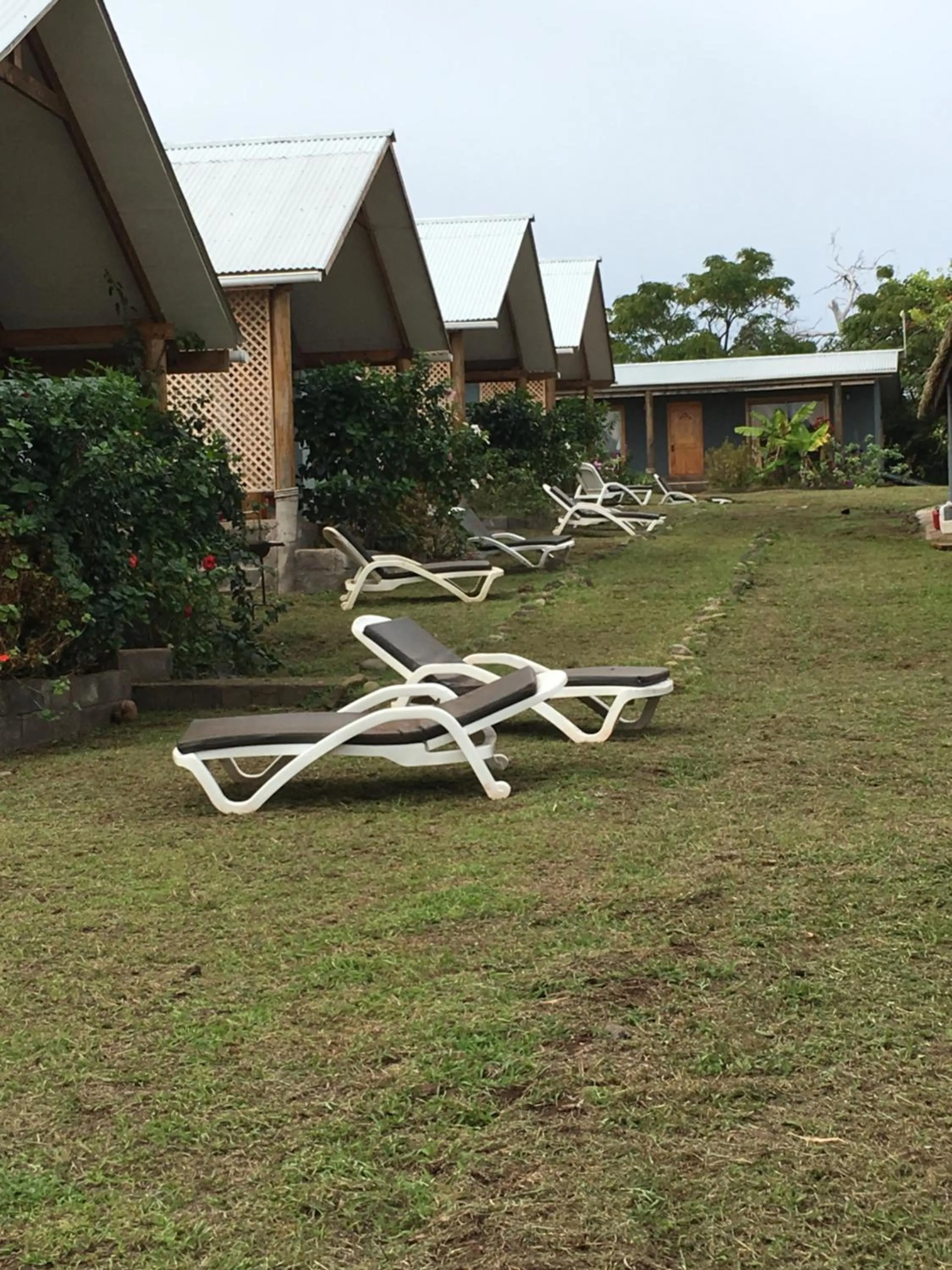 Garden view in Cabañas Henua Iti