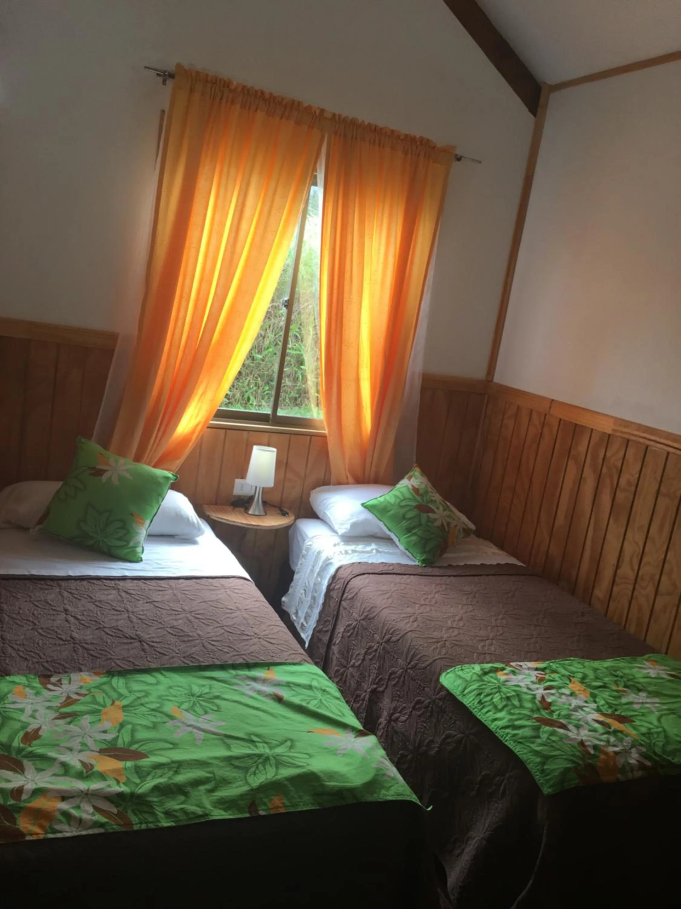 Bed in Cabañas Henua Iti