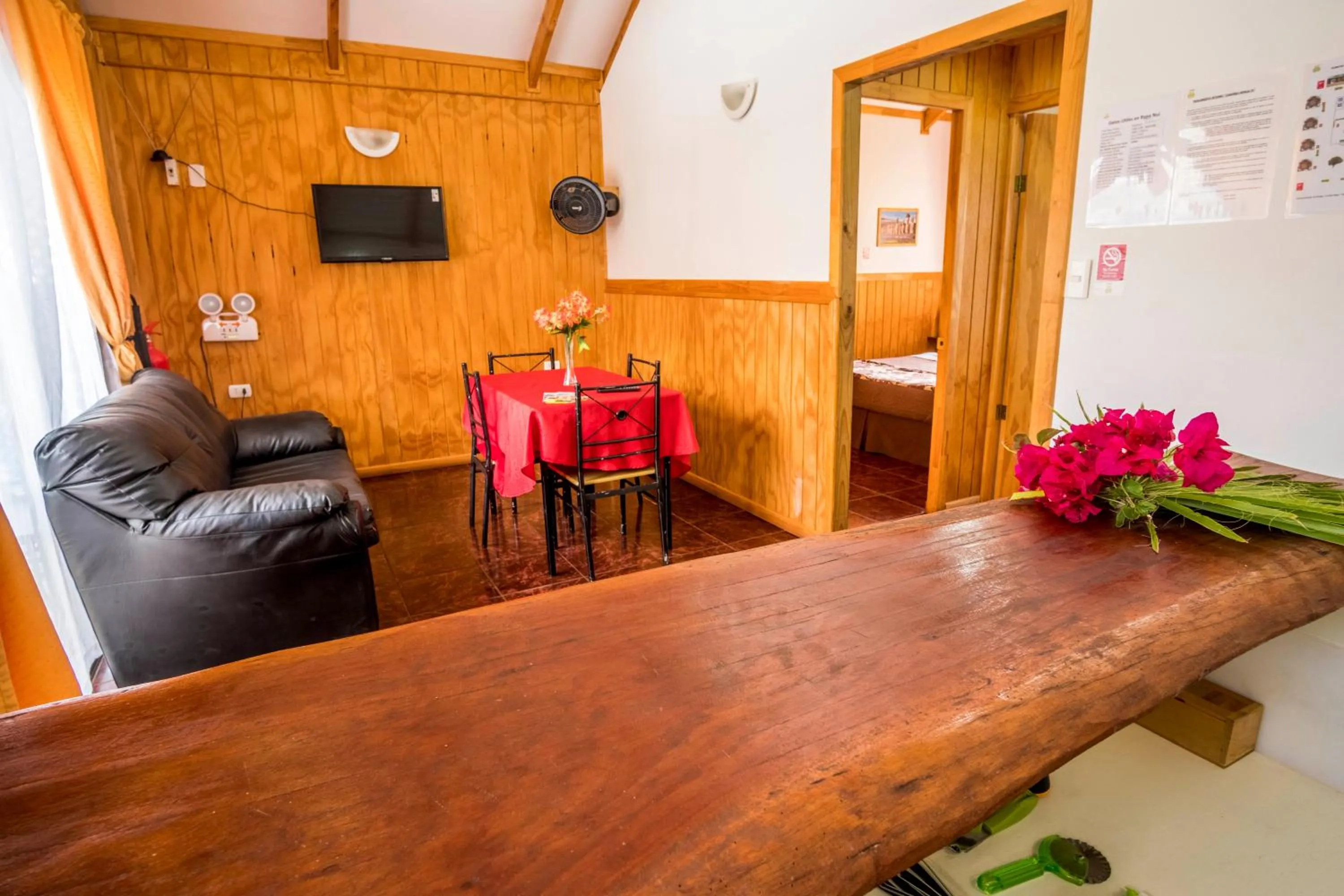 Kitchen or kitchenette in Cabañas Henua Iti