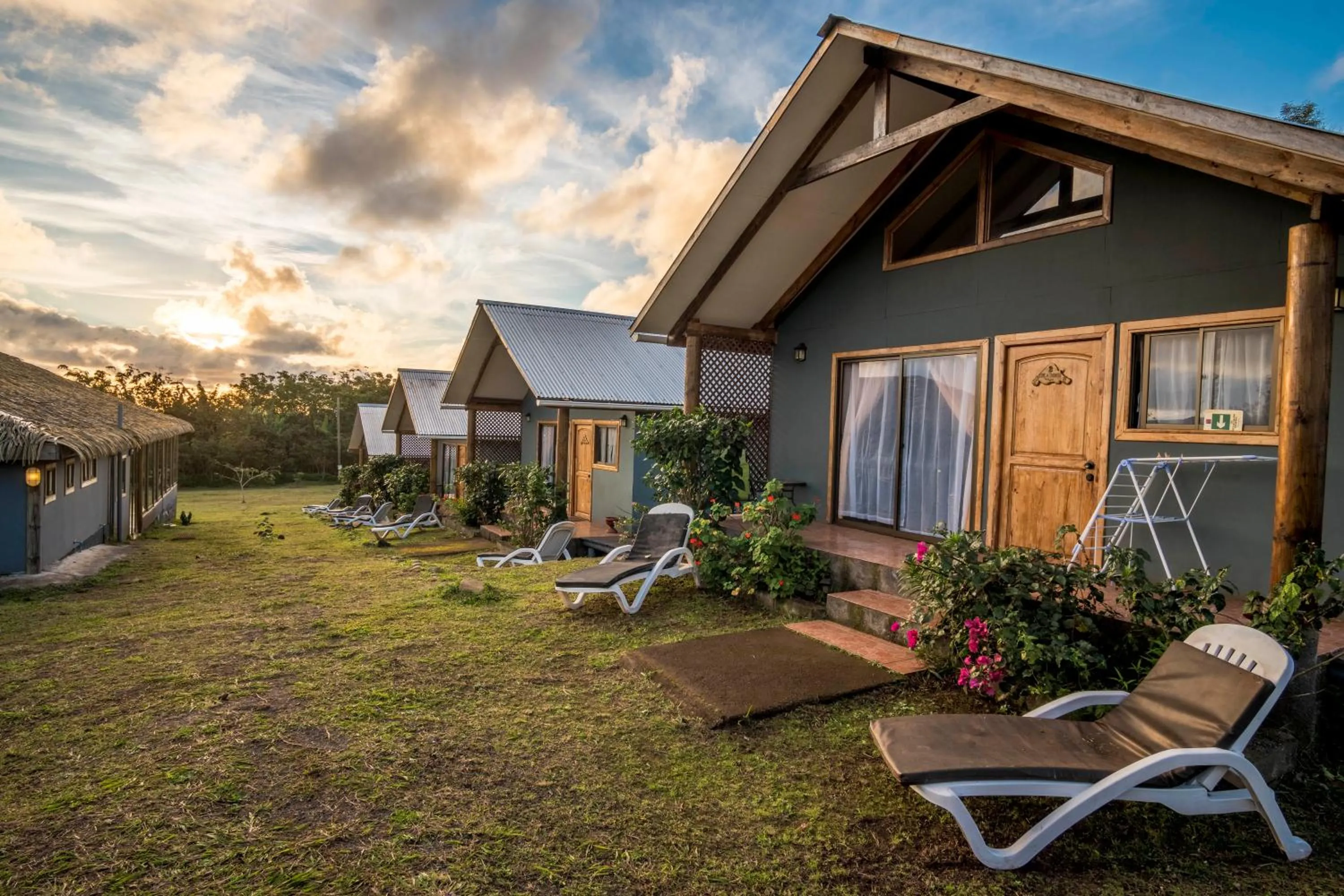 Patio in Cabañas Henua Iti
