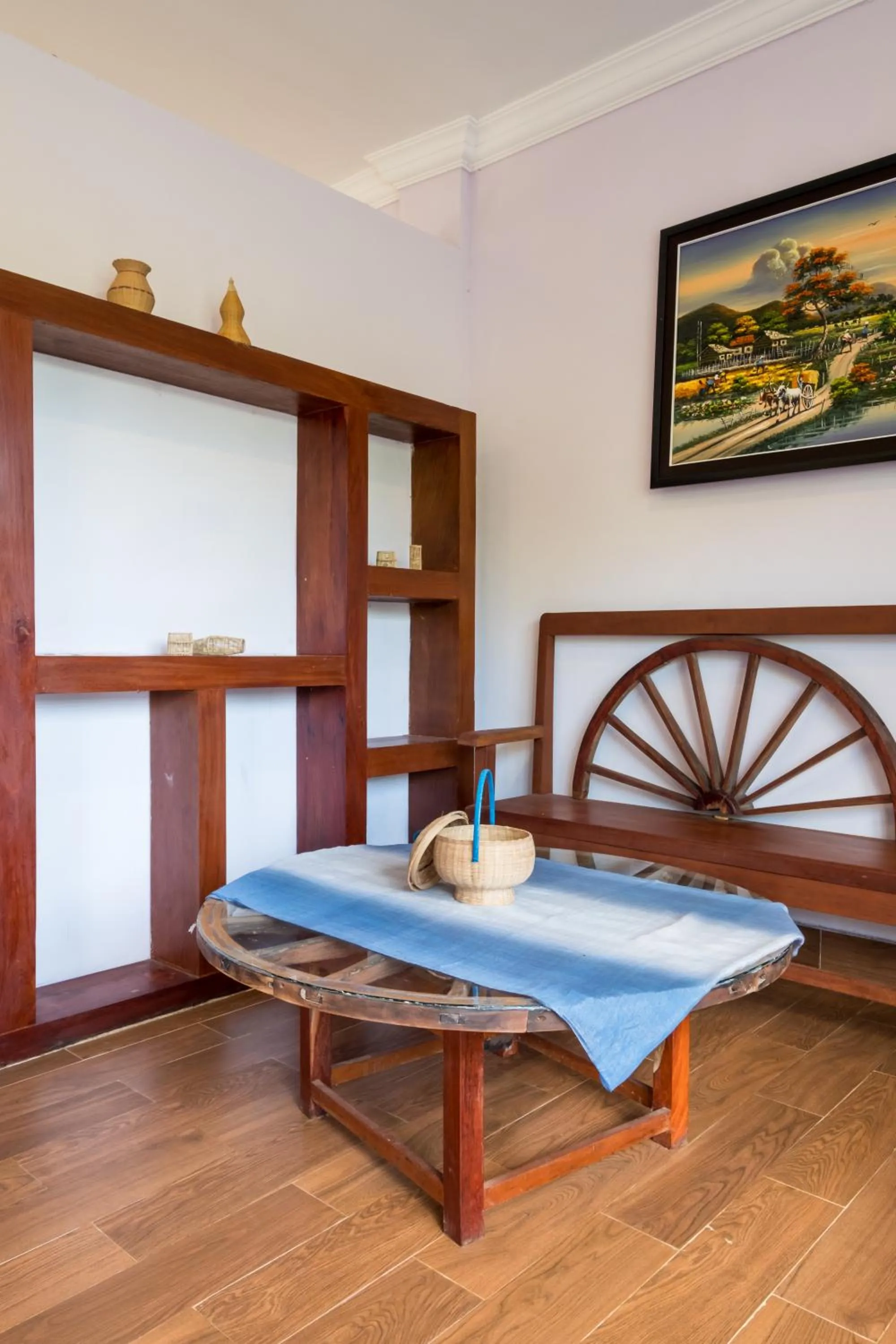 Living room in Kep Bungalows