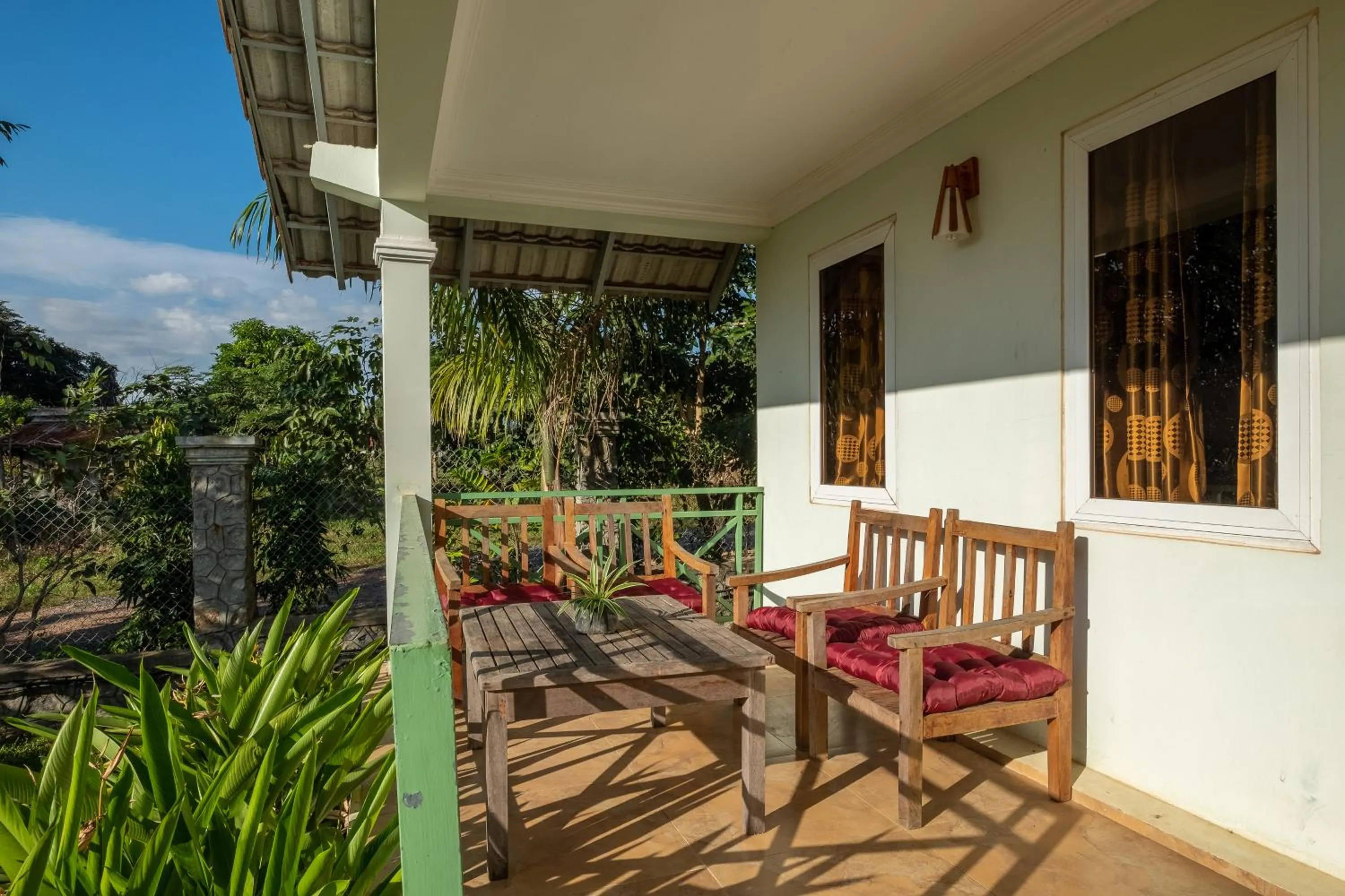Balcony/Terrace in Kep Bungalows