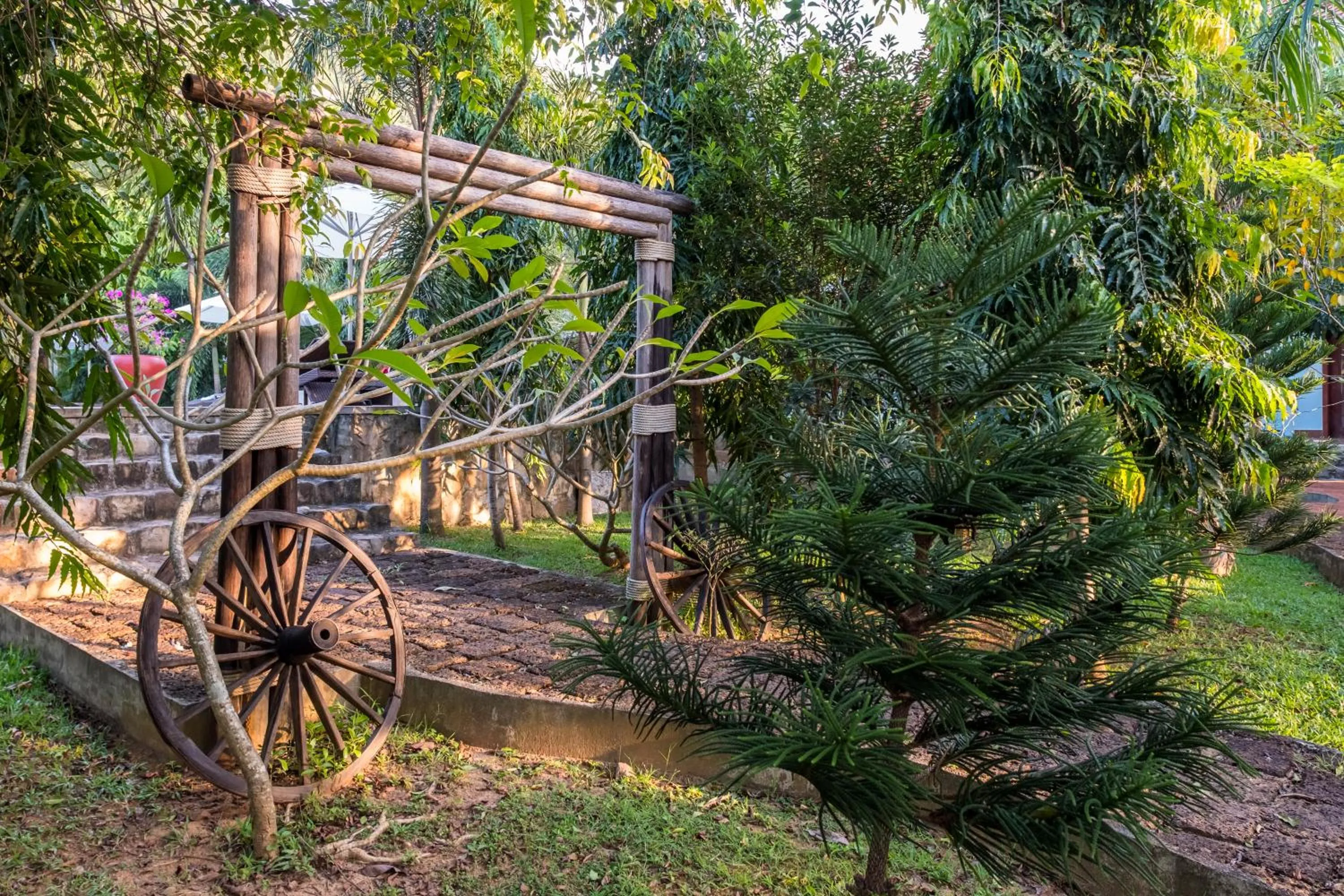 Garden in Kep Bungalows