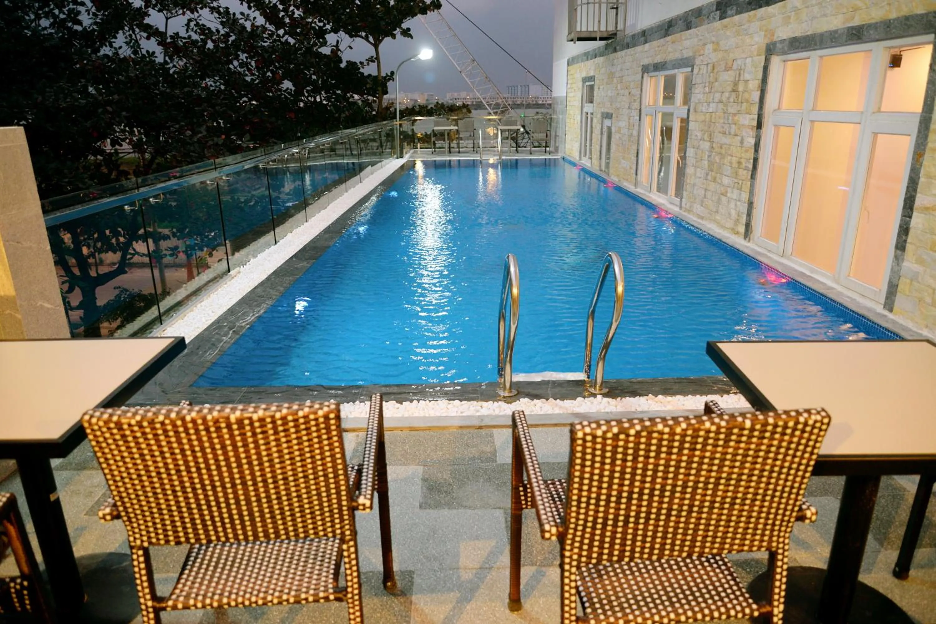 Swimming pool in Night Sky Hotel