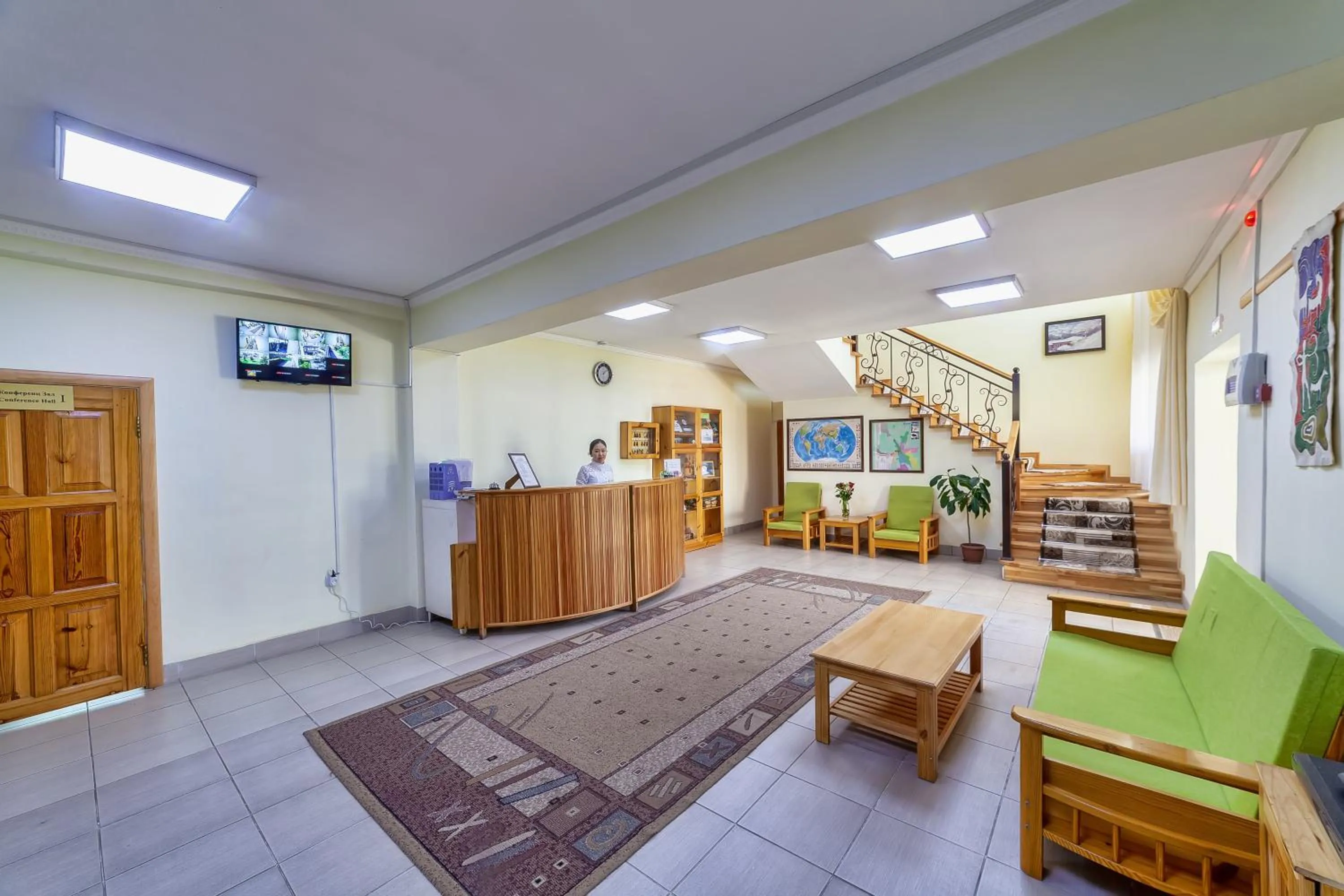 Lobby or reception in TES Hotel