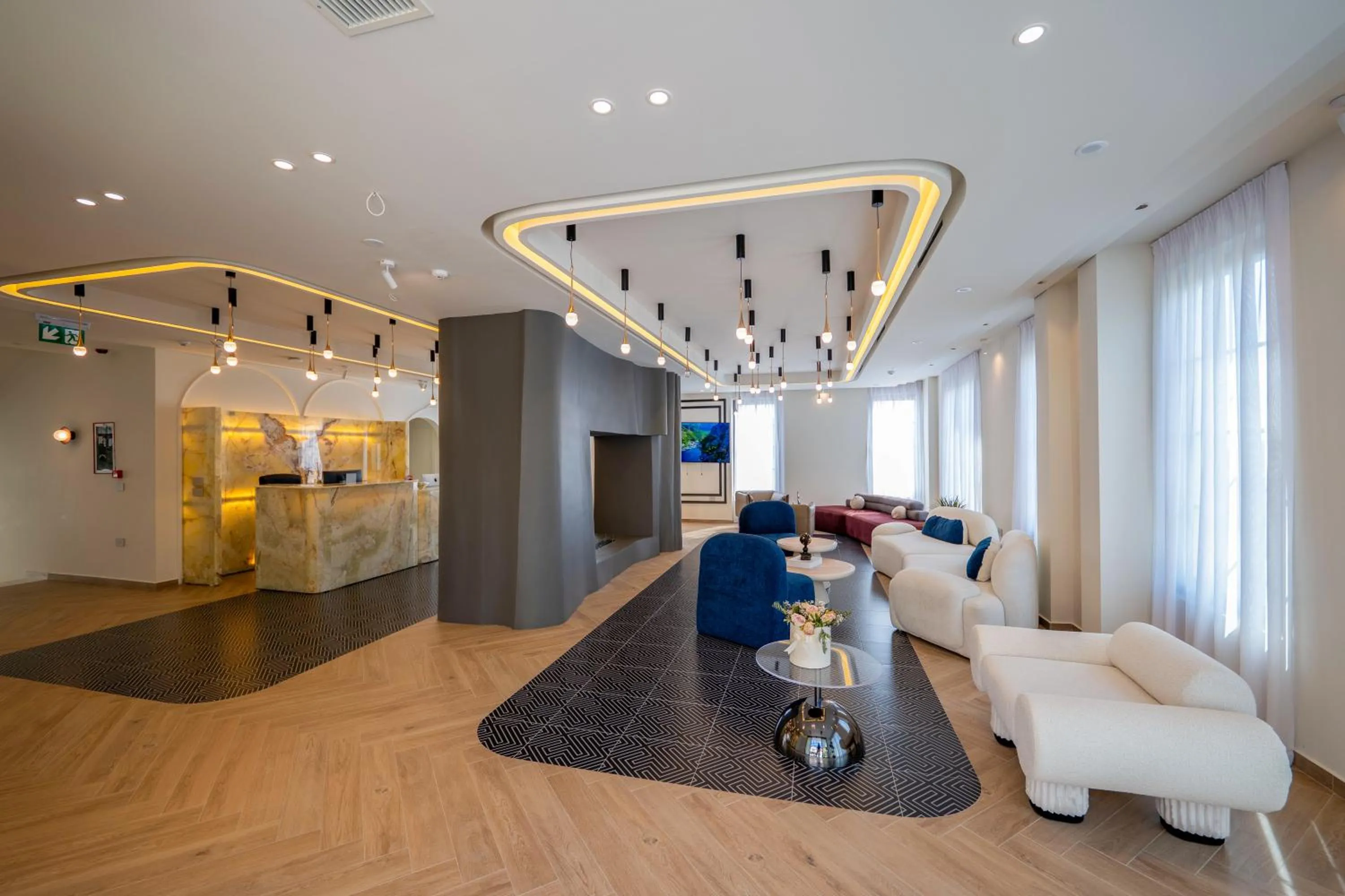 Seating area in The Collector Hotel Boutique