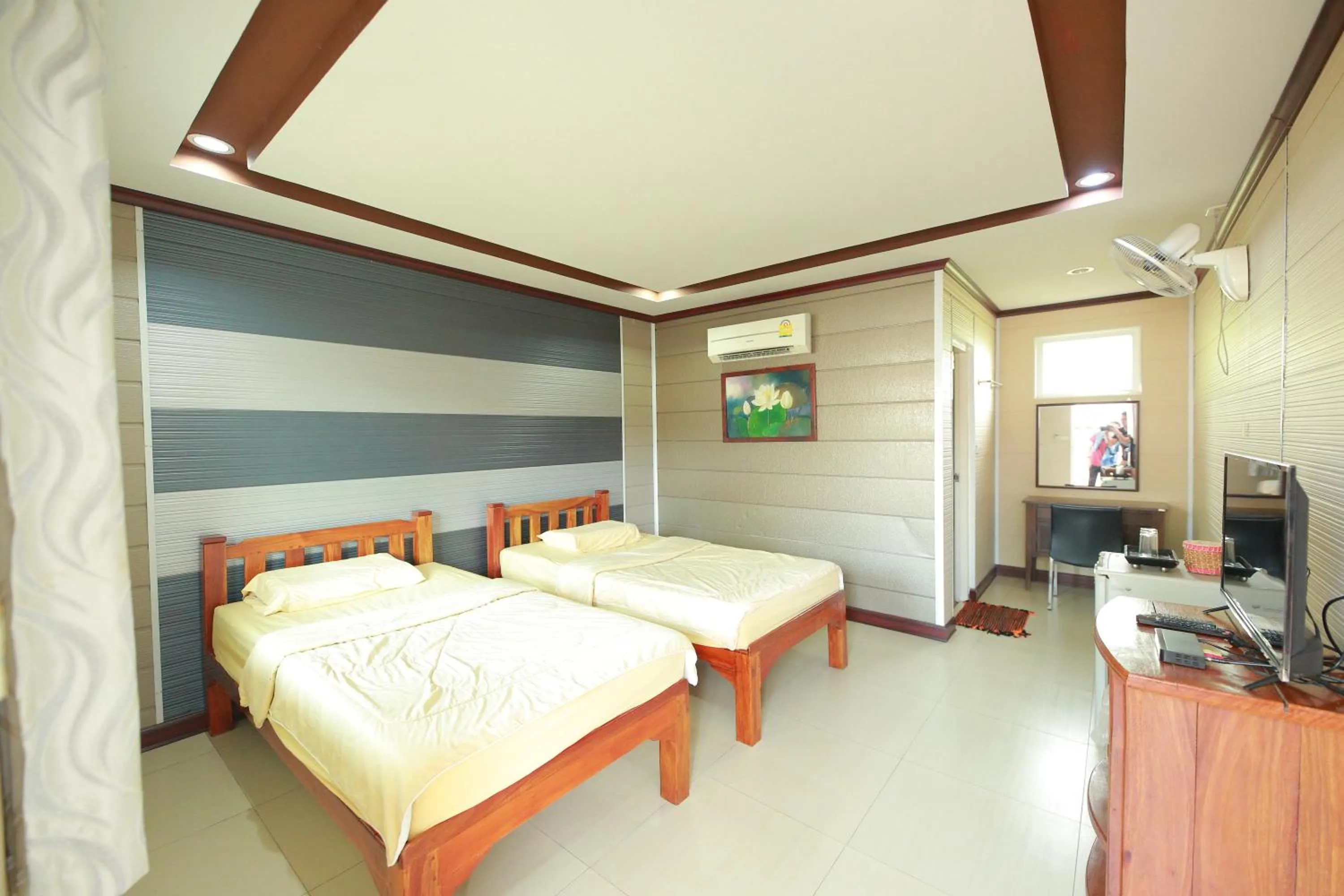 Bed in Baan Sabuy Jung