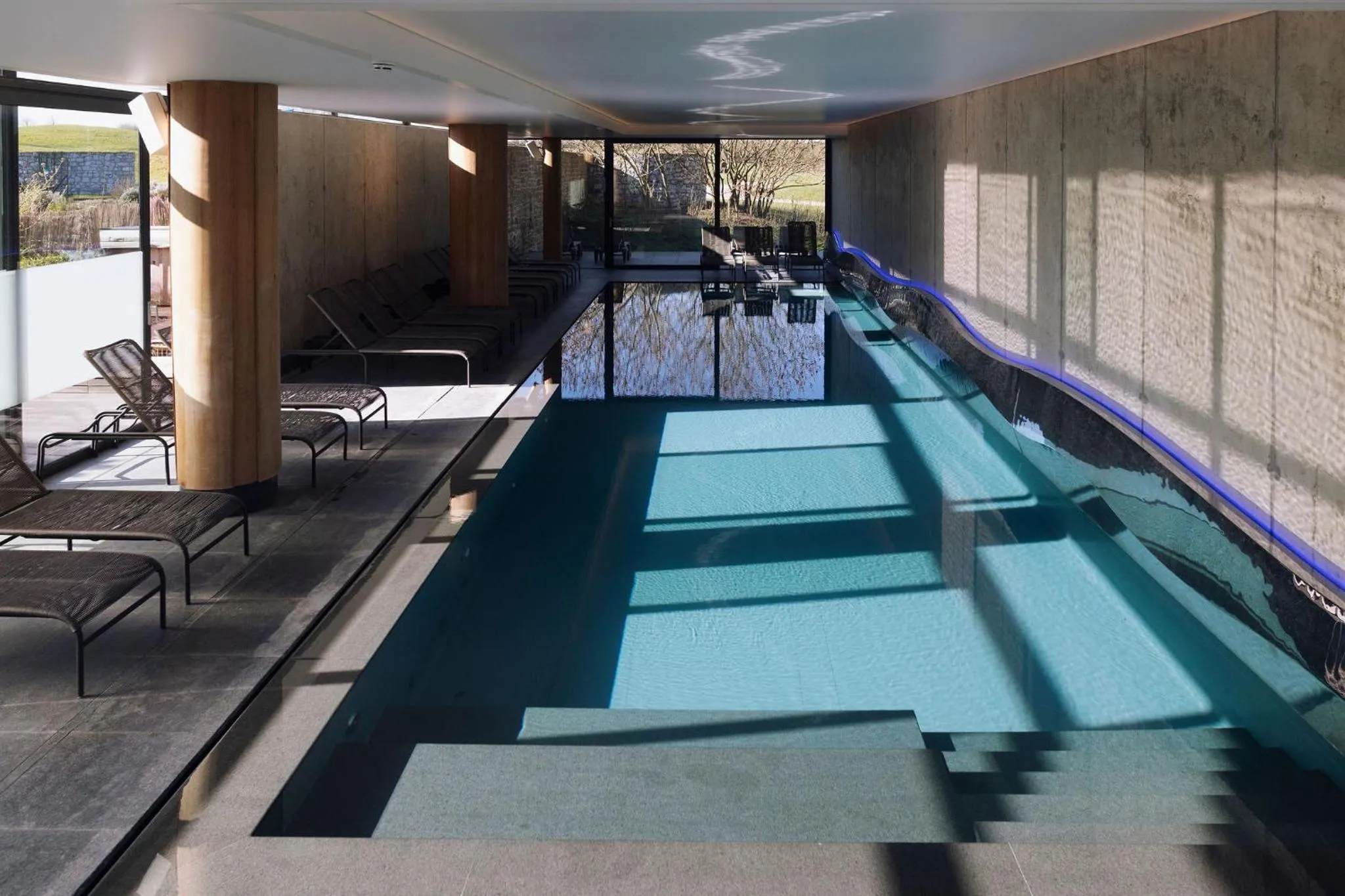 Pool view in Domaine des Terres du Val