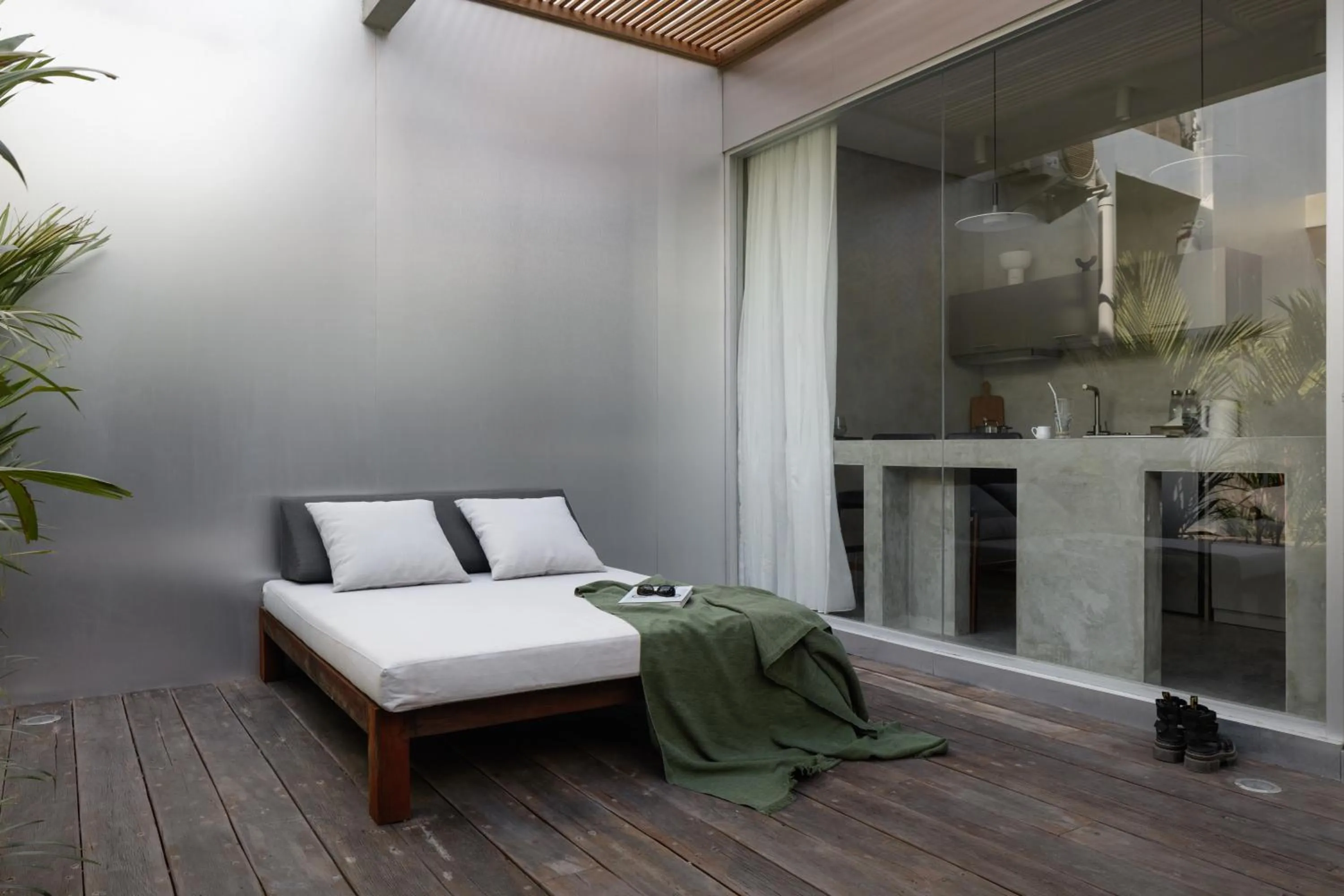 Seating area in Unit Space Village