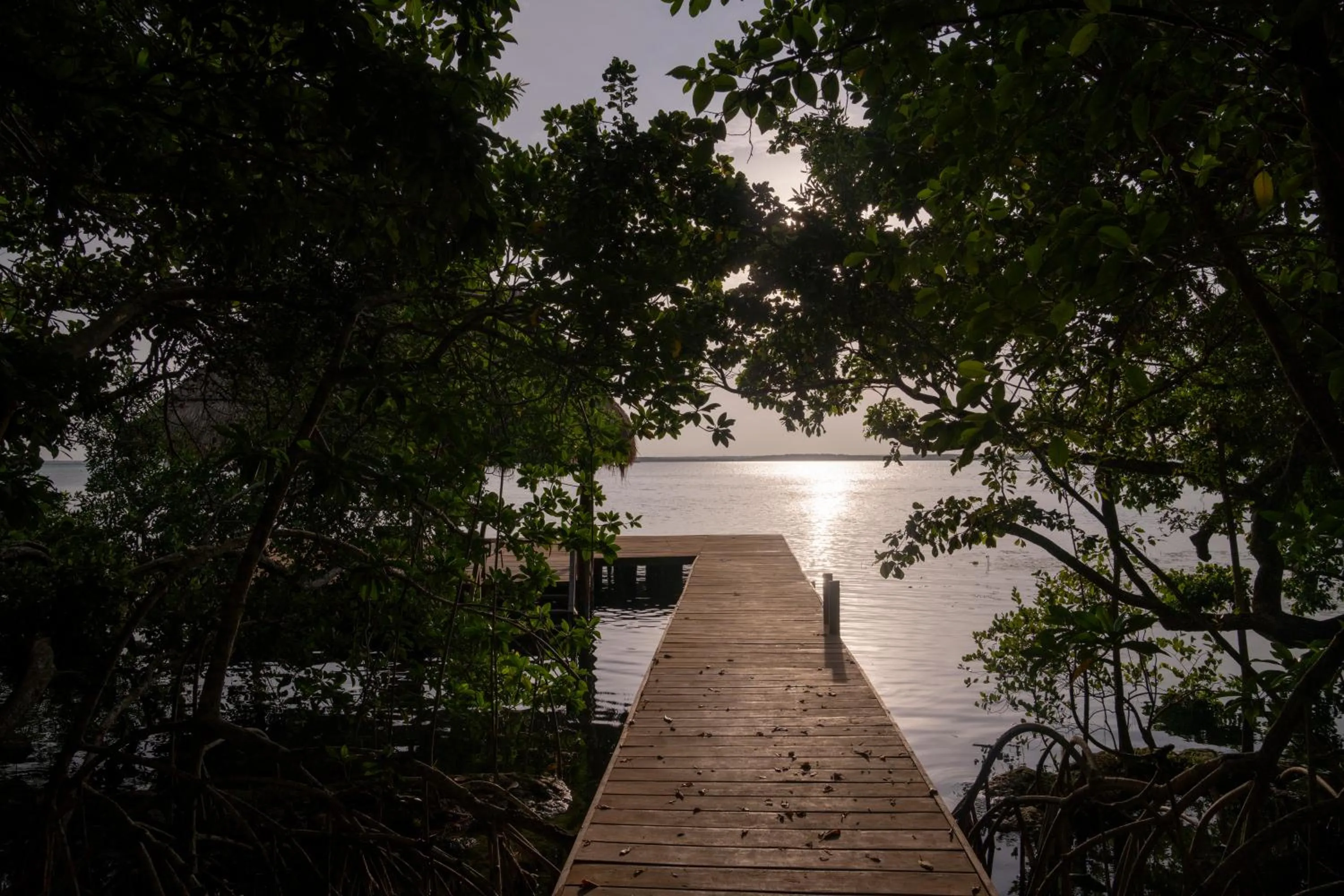 Lake view in Amaranto Bacalar Hotel Boutique