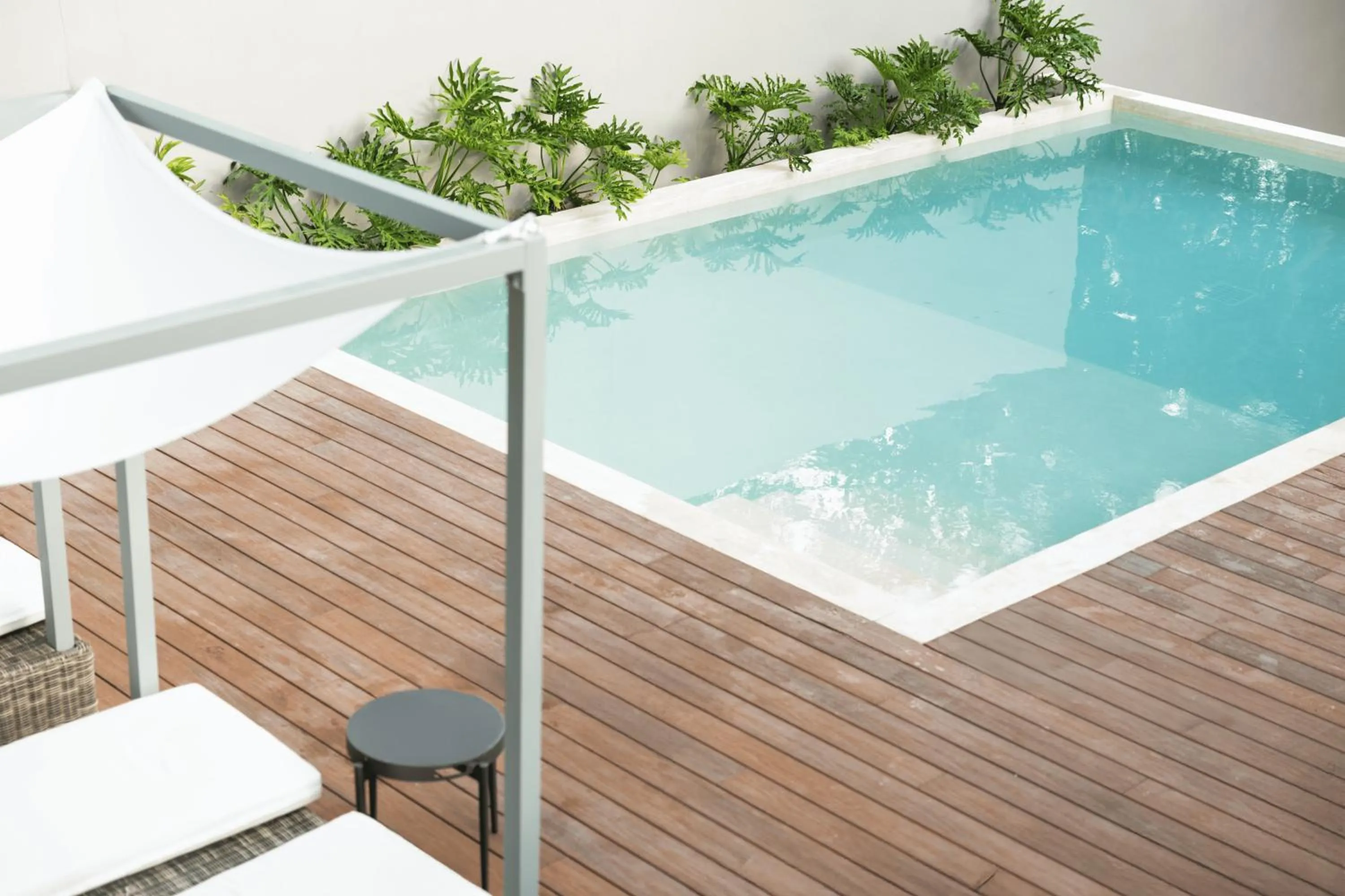 Swimming pool in Amaranto Bacalar Hotel Boutique