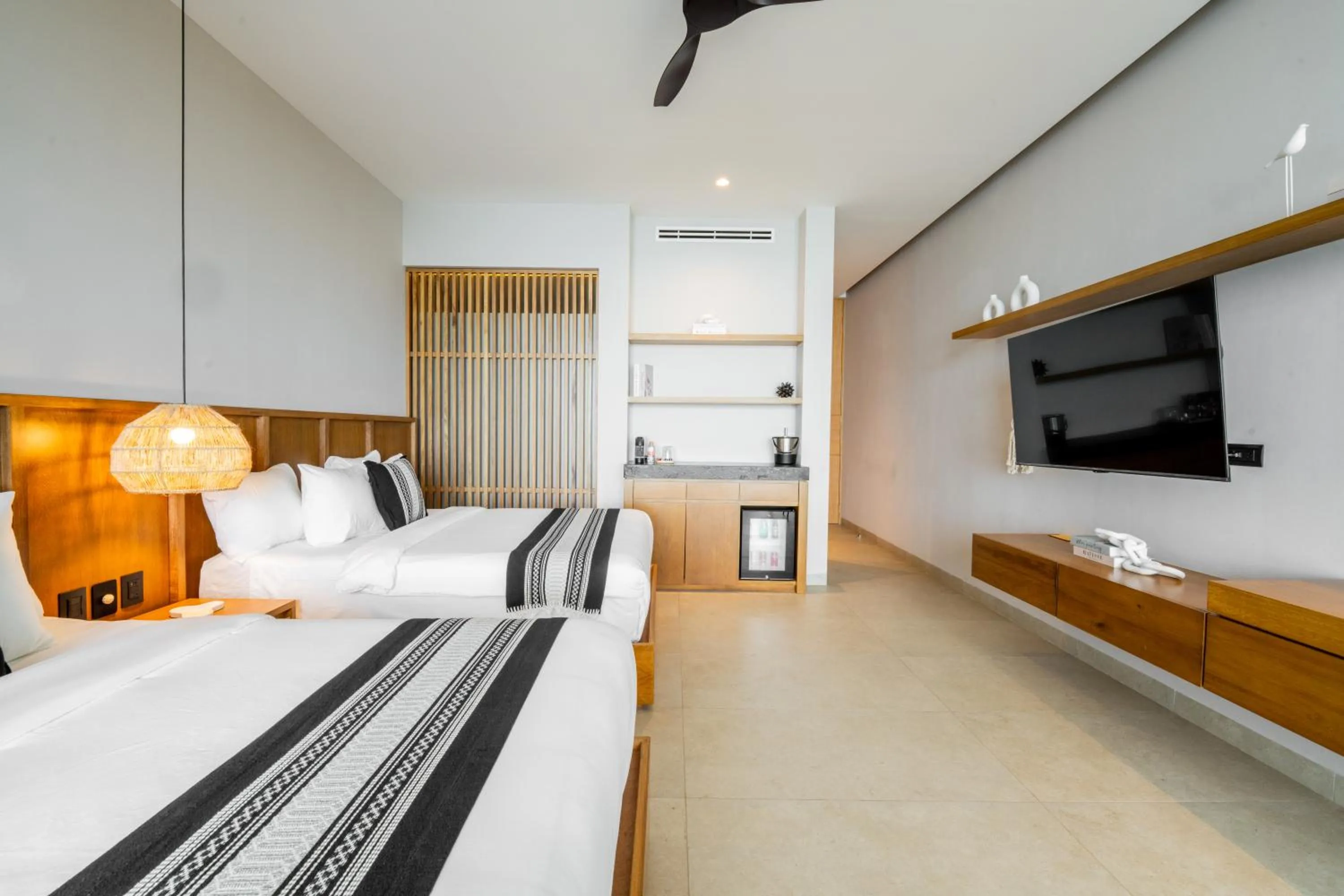 Bed in Amaranto Bacalar Hotel Boutique