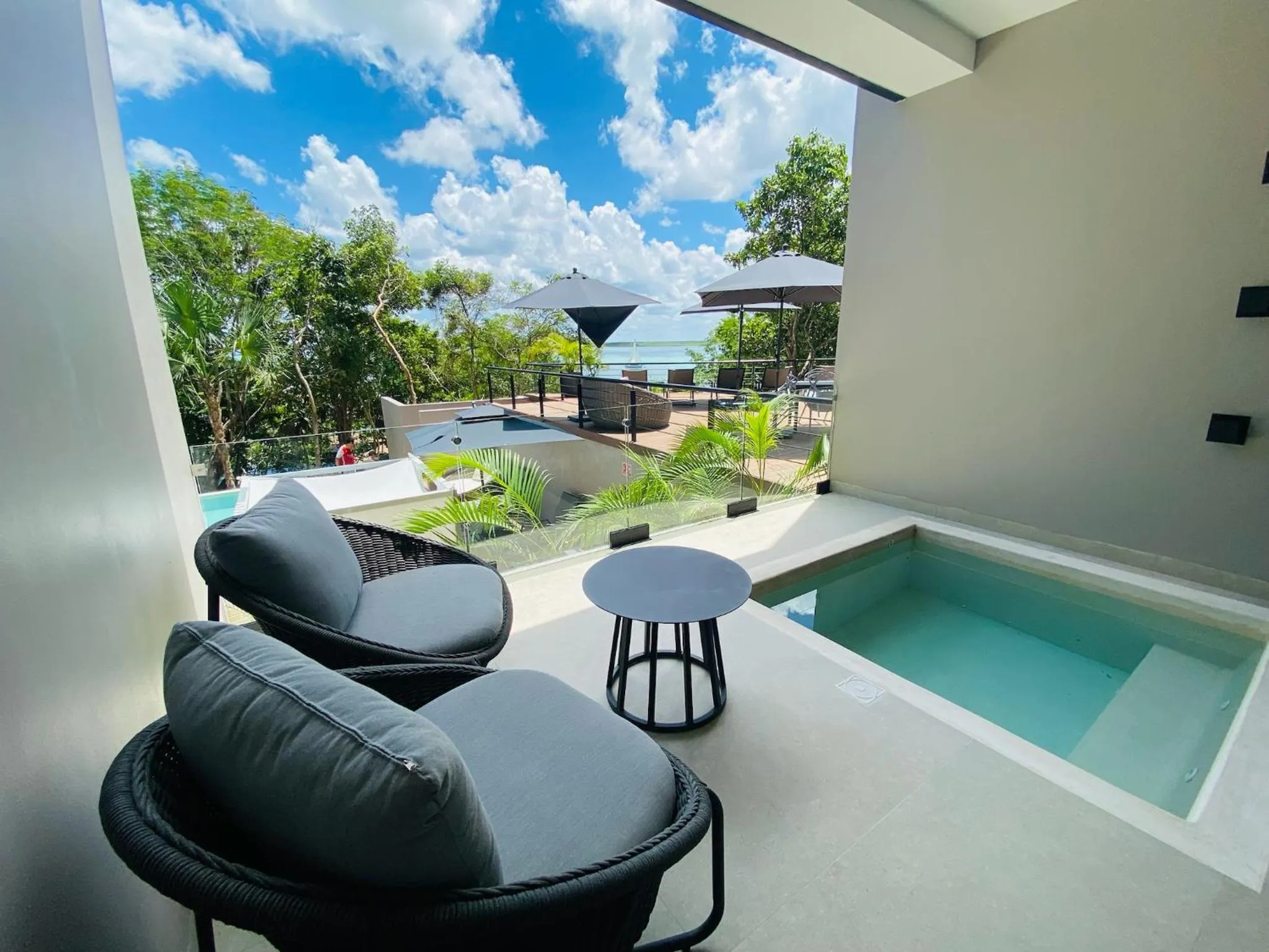 Hot Tub in Amaranto Bacalar Hotel Boutique