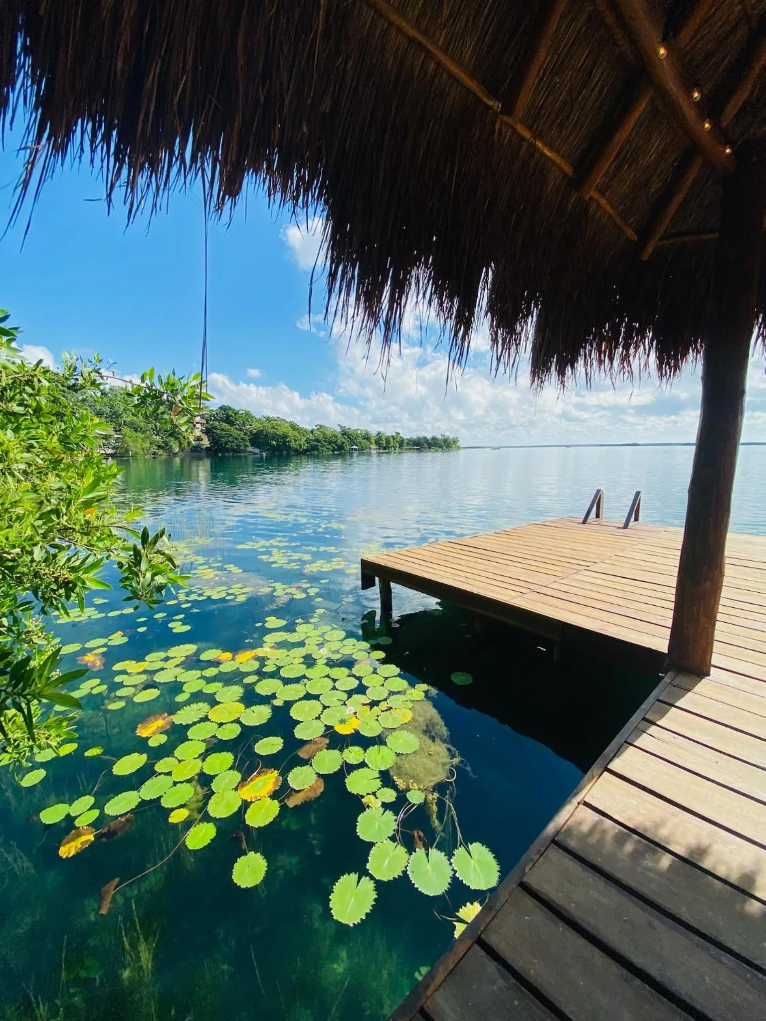 Lake view in Amaranto Bacalar Hotel Boutique