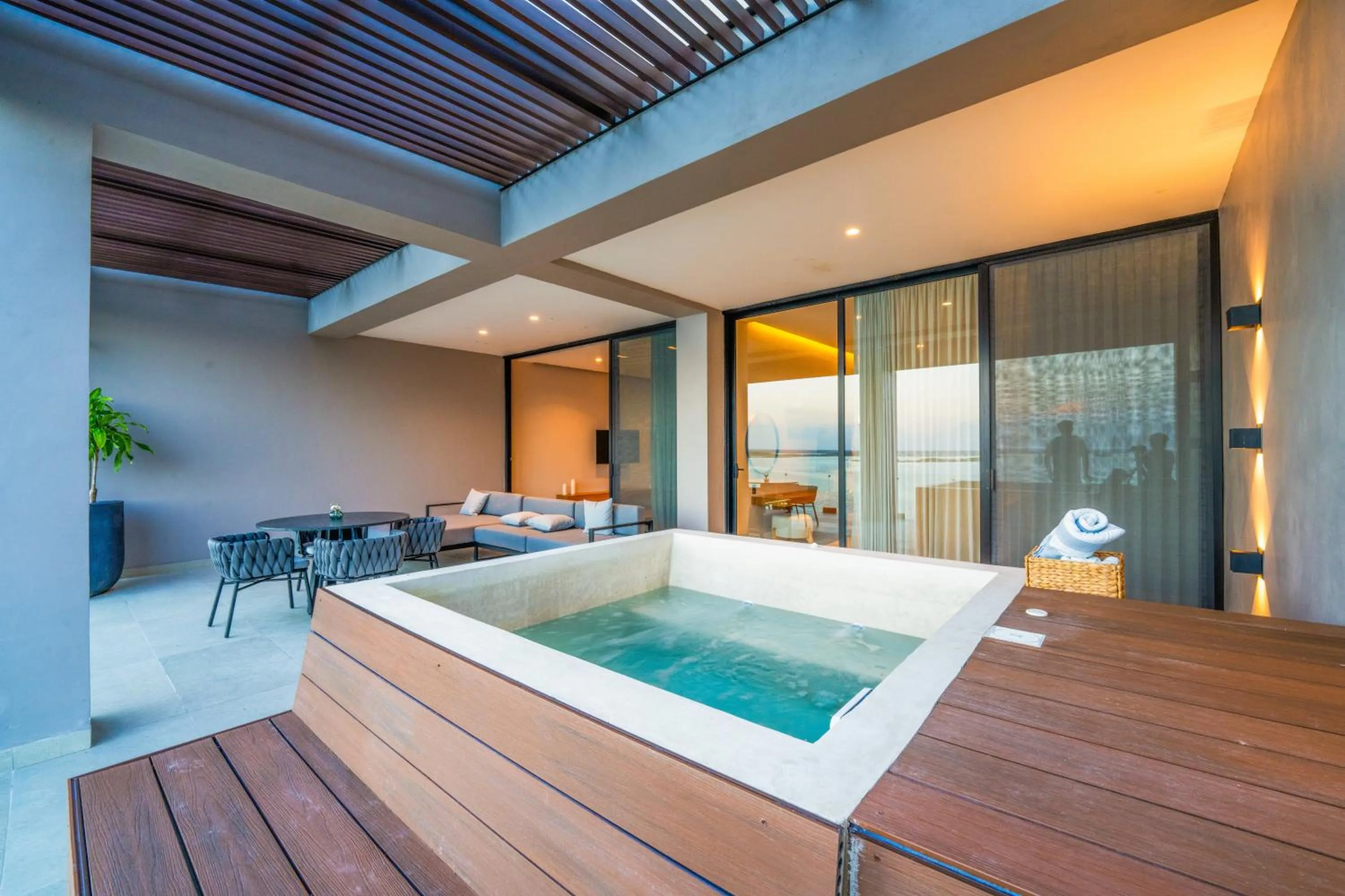 Hot Tub in Amaranto Bacalar Hotel Boutique