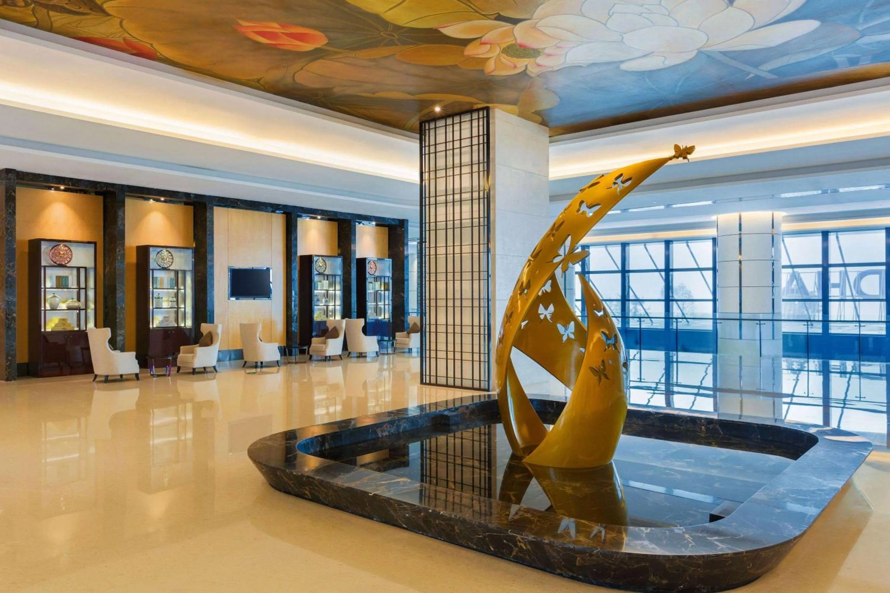 Lobby or reception in Wyndham Chongqing Yuelai