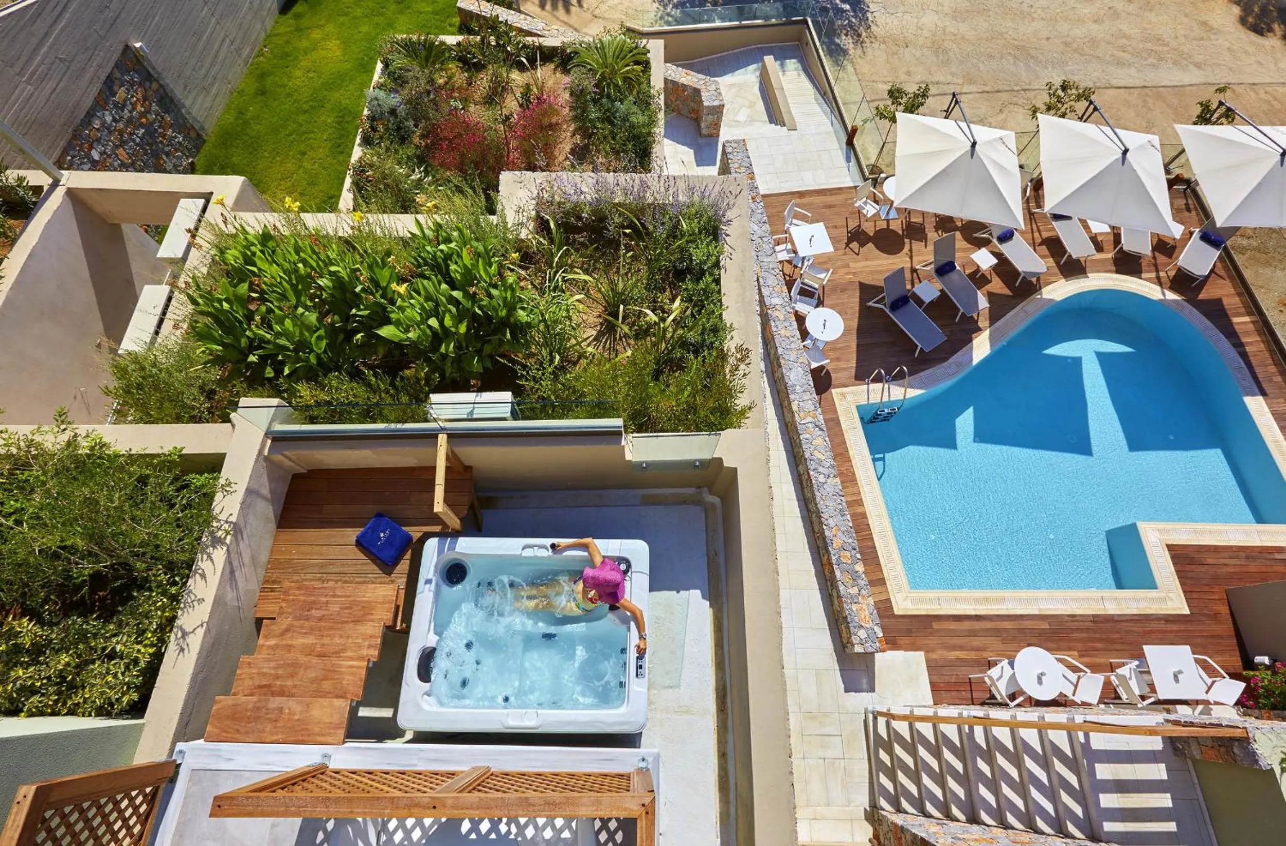 Patio in Mystery Skiathos Luxury Residence