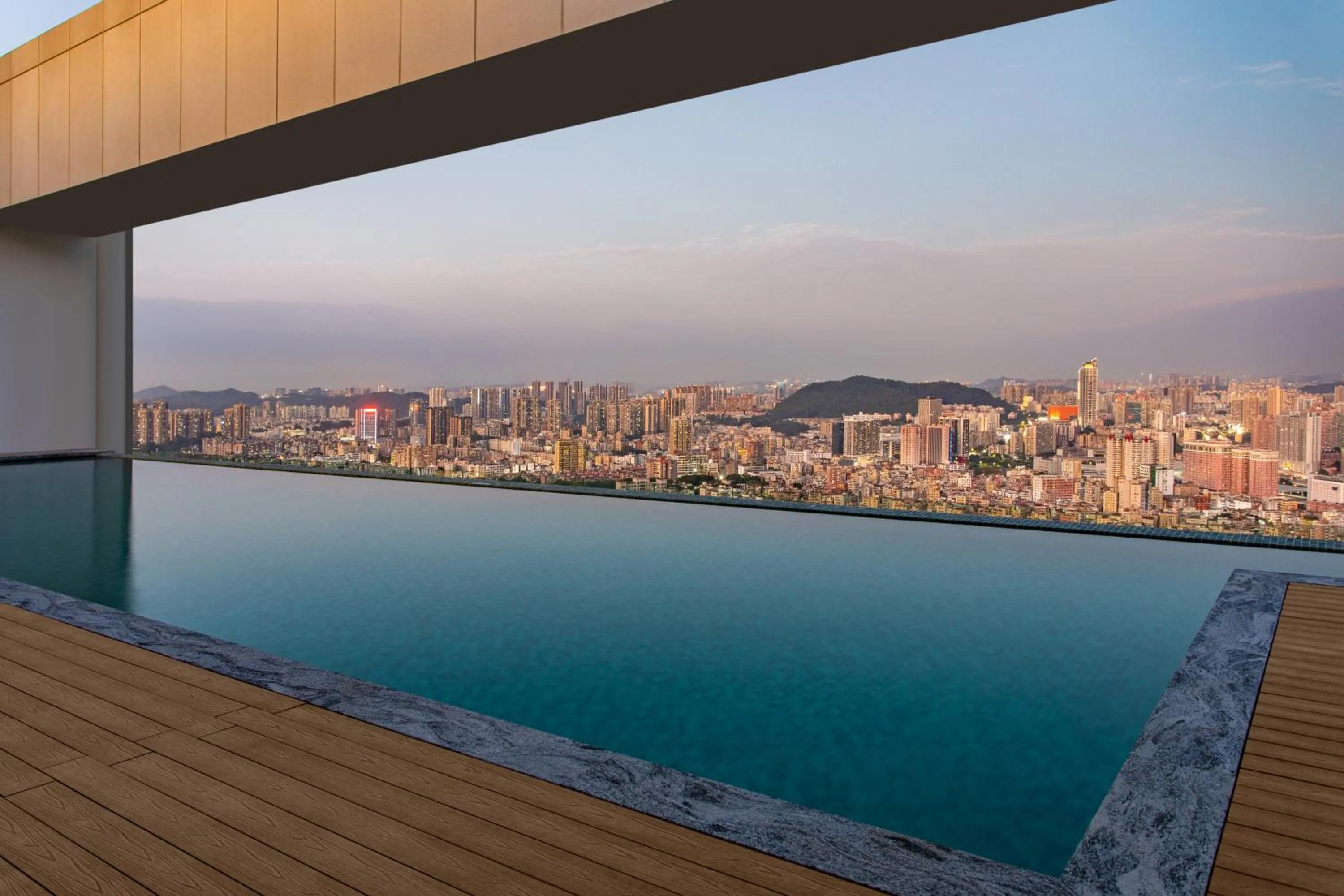 City view in Ascott Fengyishan Shenzhen