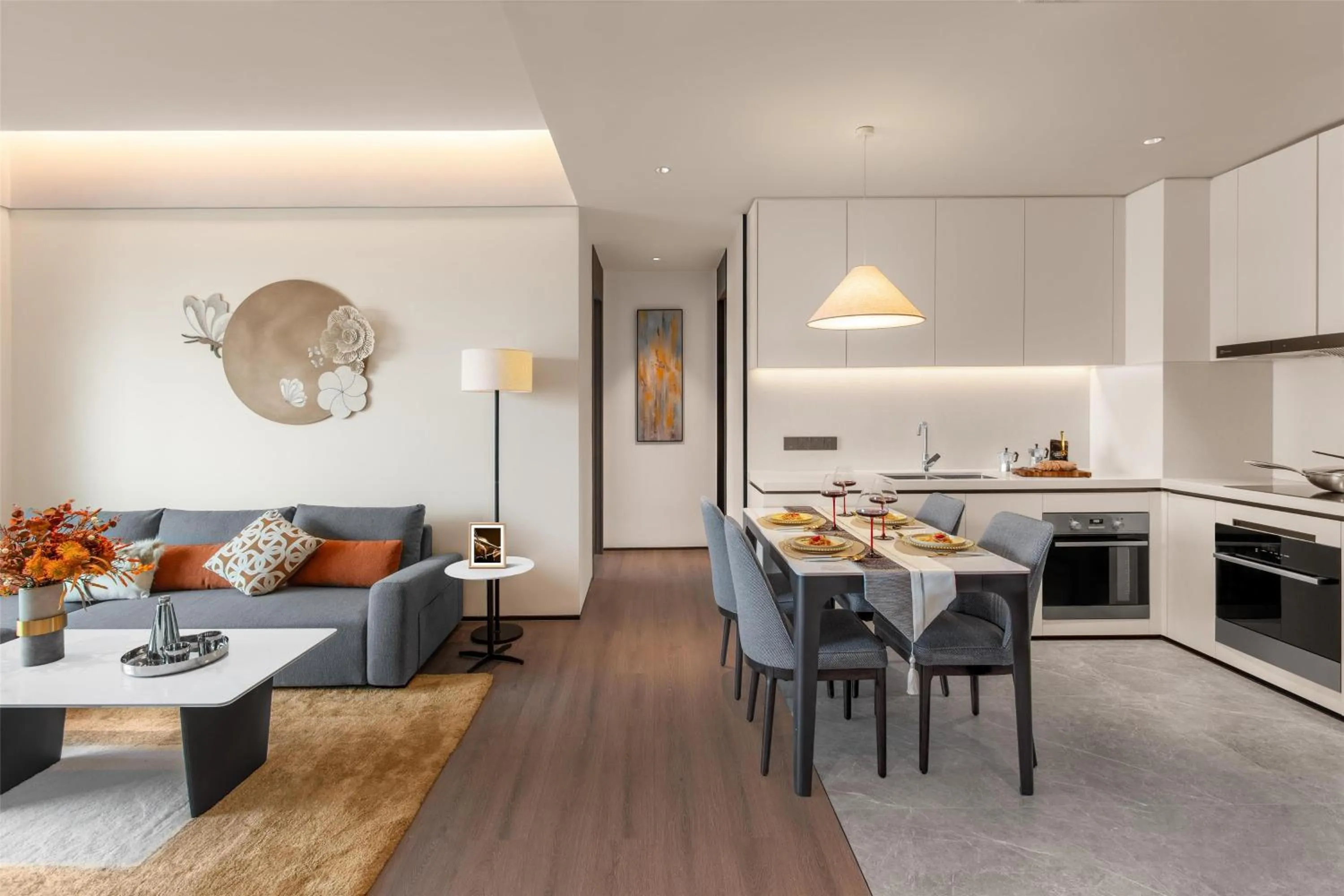 Bedroom in Ascott Fengyishan Shenzhen