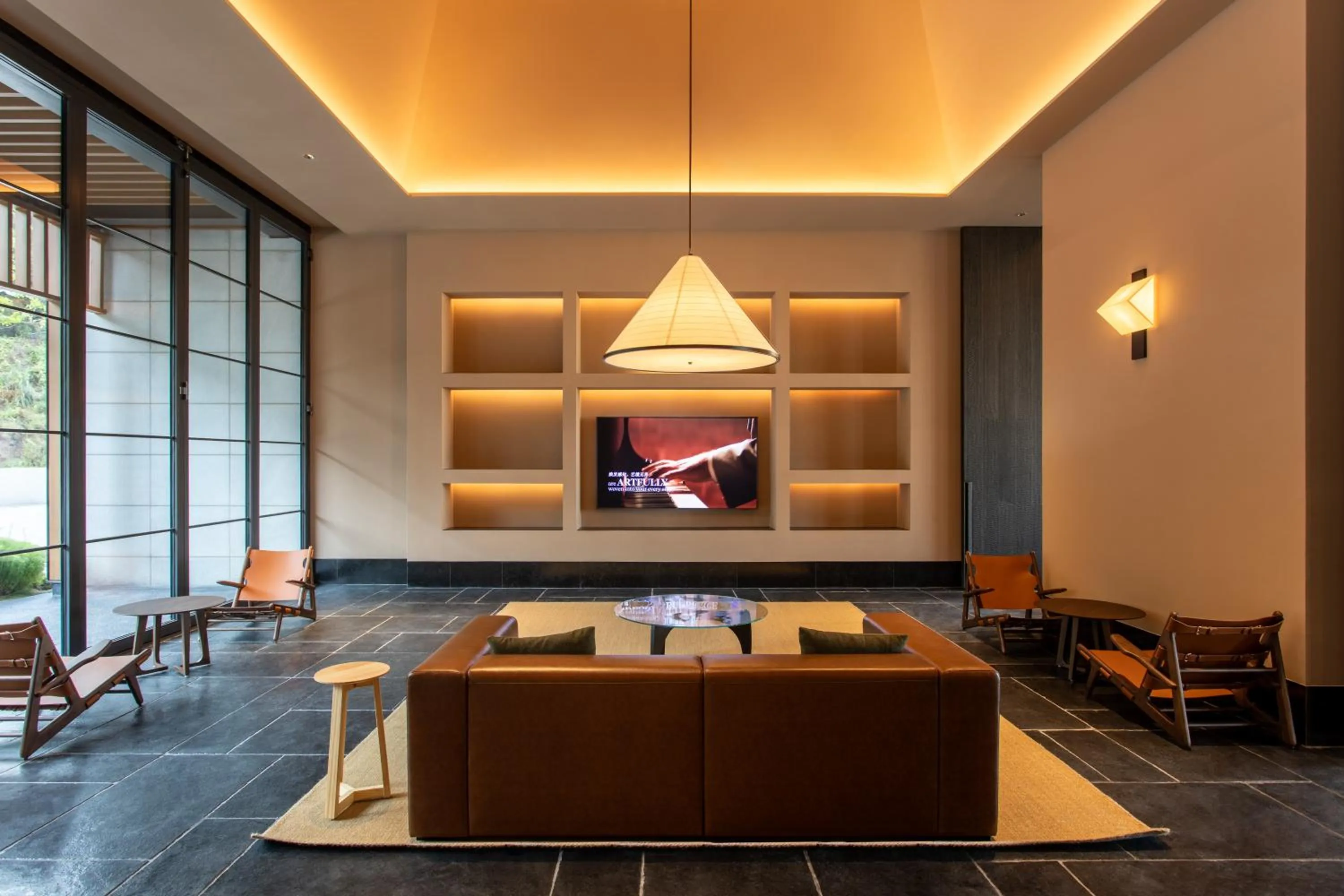 Communal lounge/ TV room in Ascott Fengyishan Shenzhen