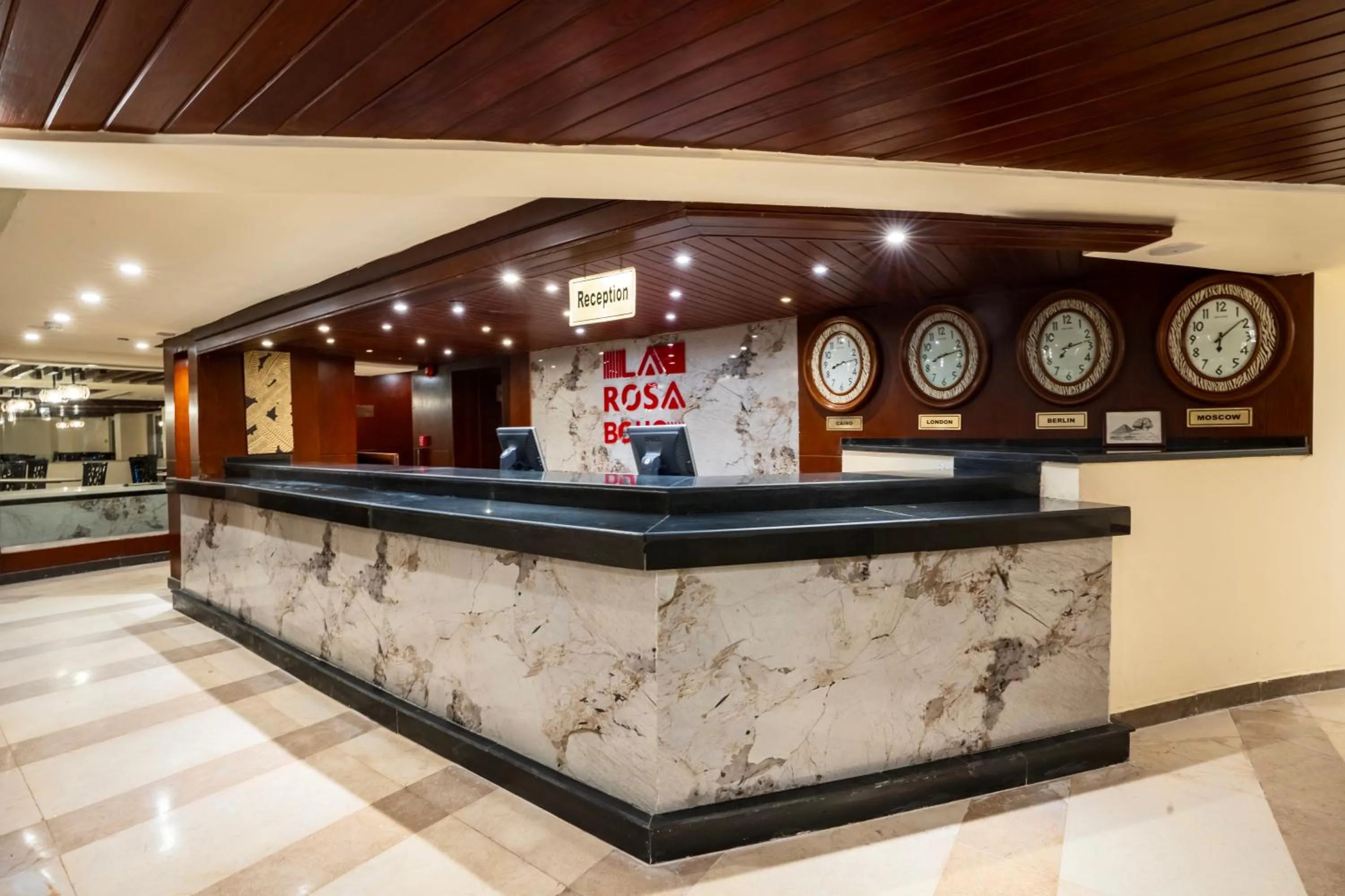 Lobby or reception in La Rosa Boho Aqua park Hotel