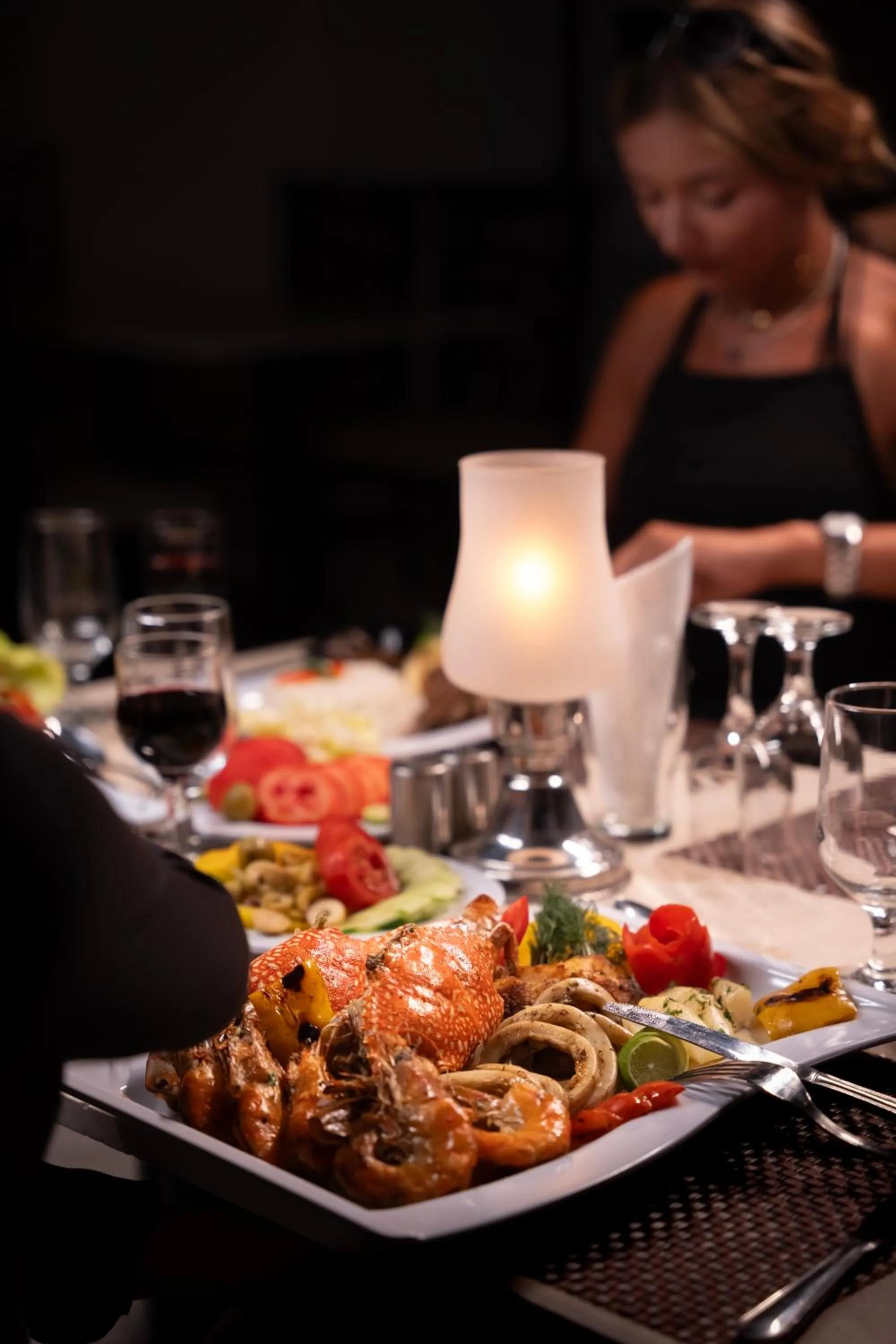 Restaurant/places to eat in La Rosa Boho Aqua park Hotel