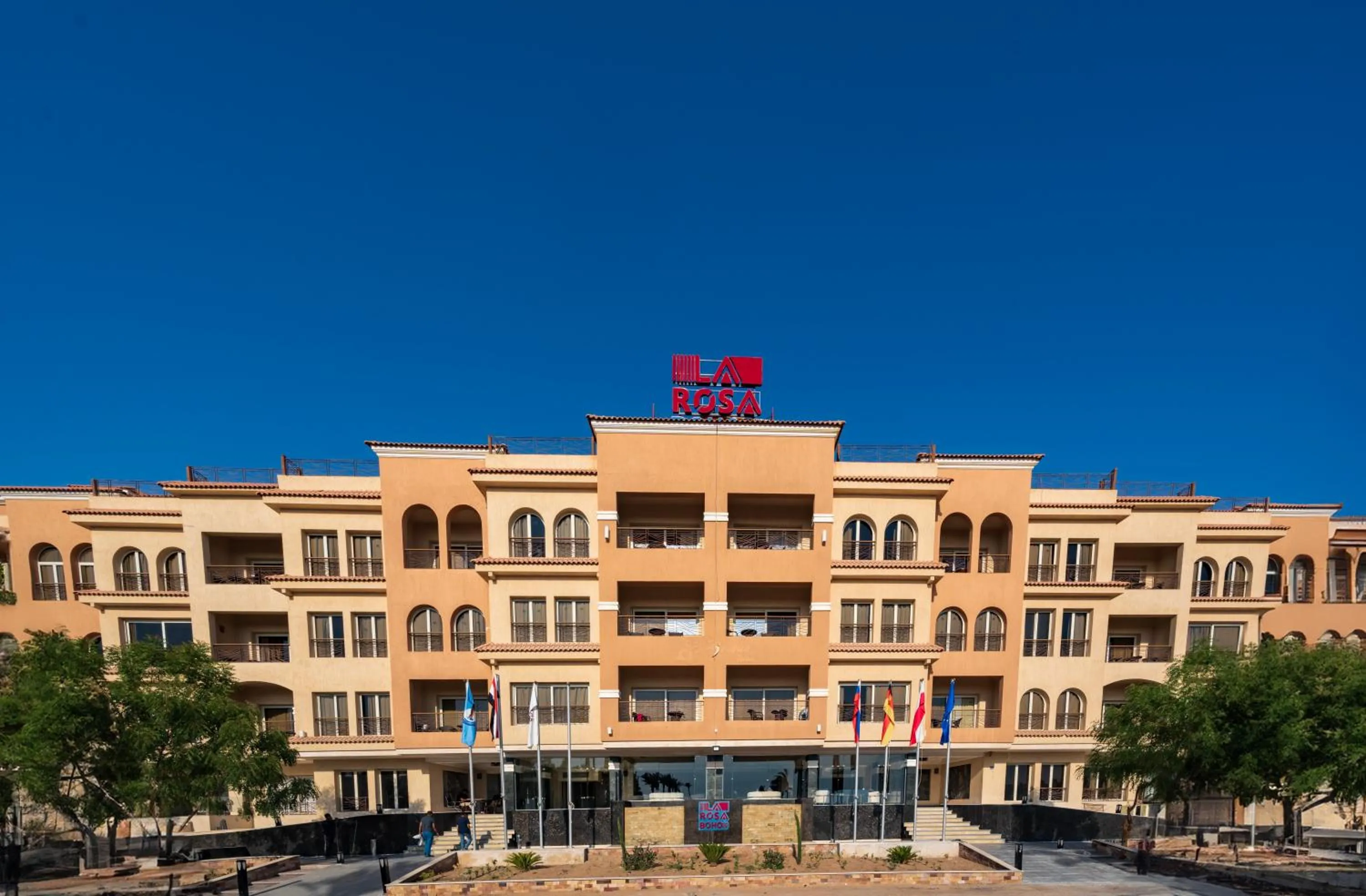 Property building in La Rosa Boho Aqua park Hotel