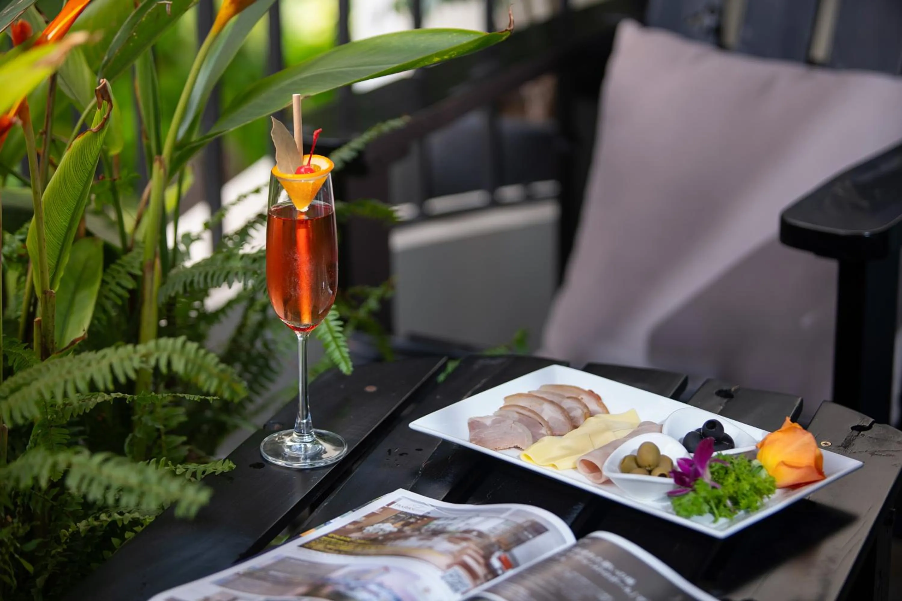 Balcony/Terrace in Le Premier Hotel & Rooftop Bar