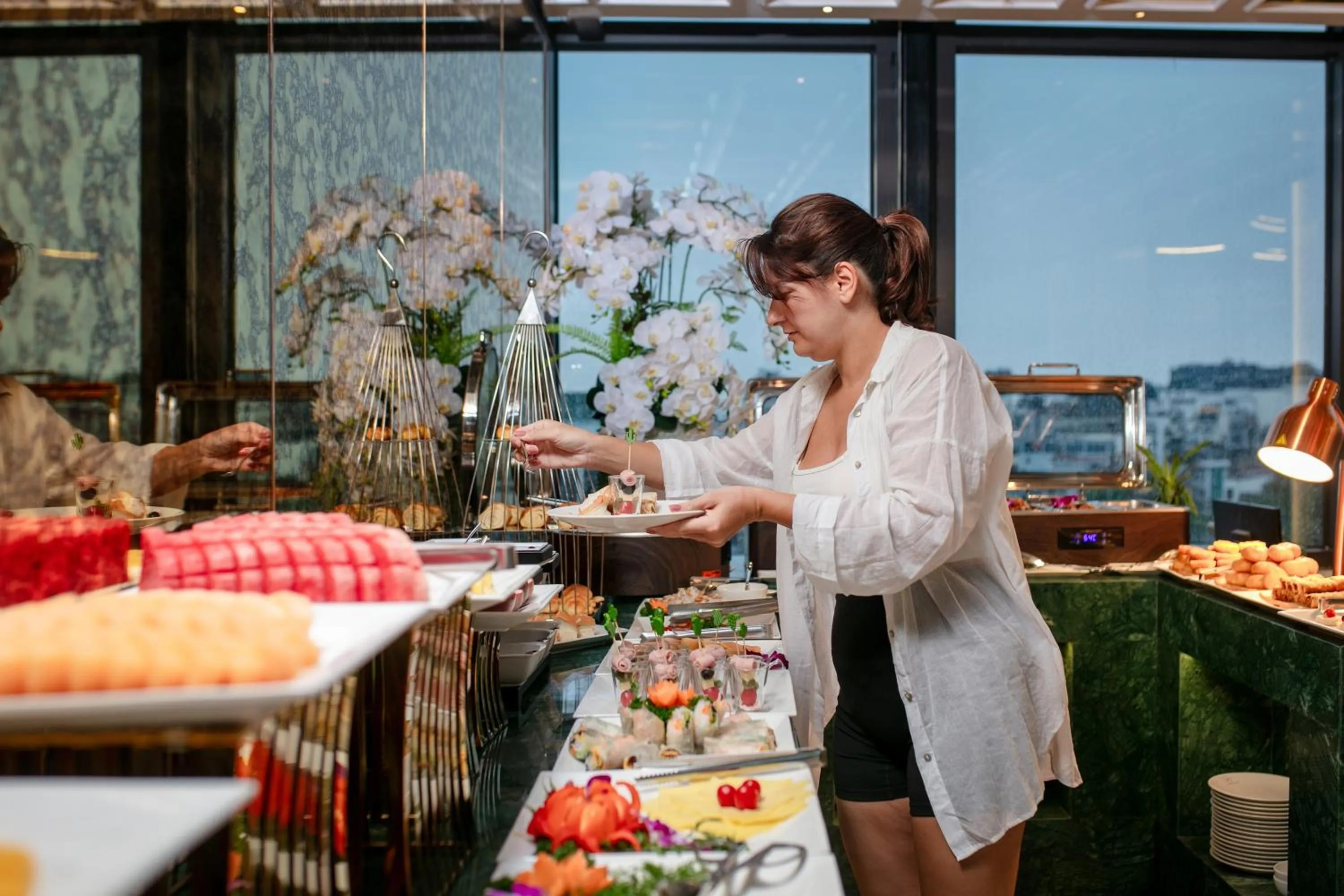 Food in Le Premier Hotel & Rooftop Bar