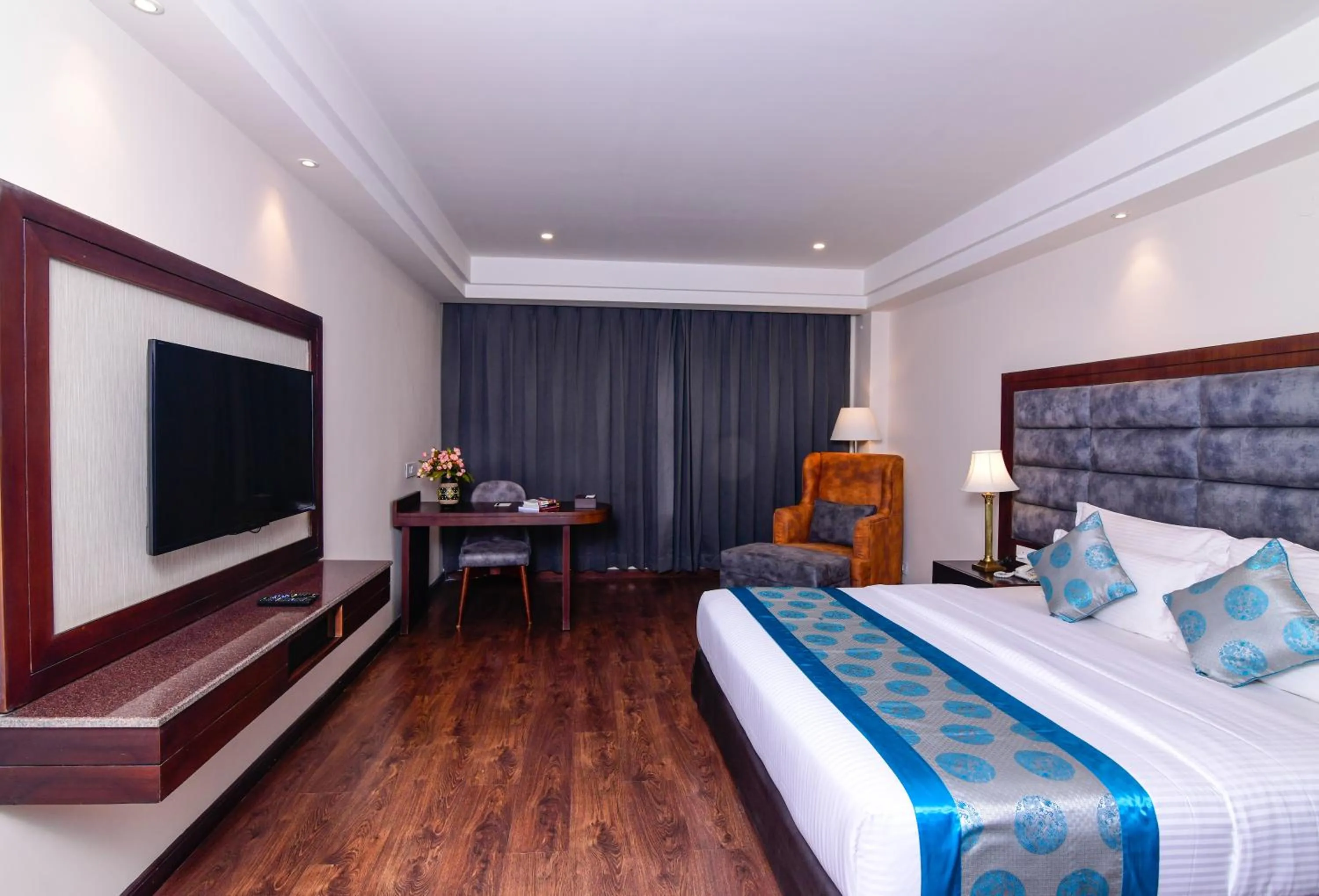 Bed in Tsokar Retreat