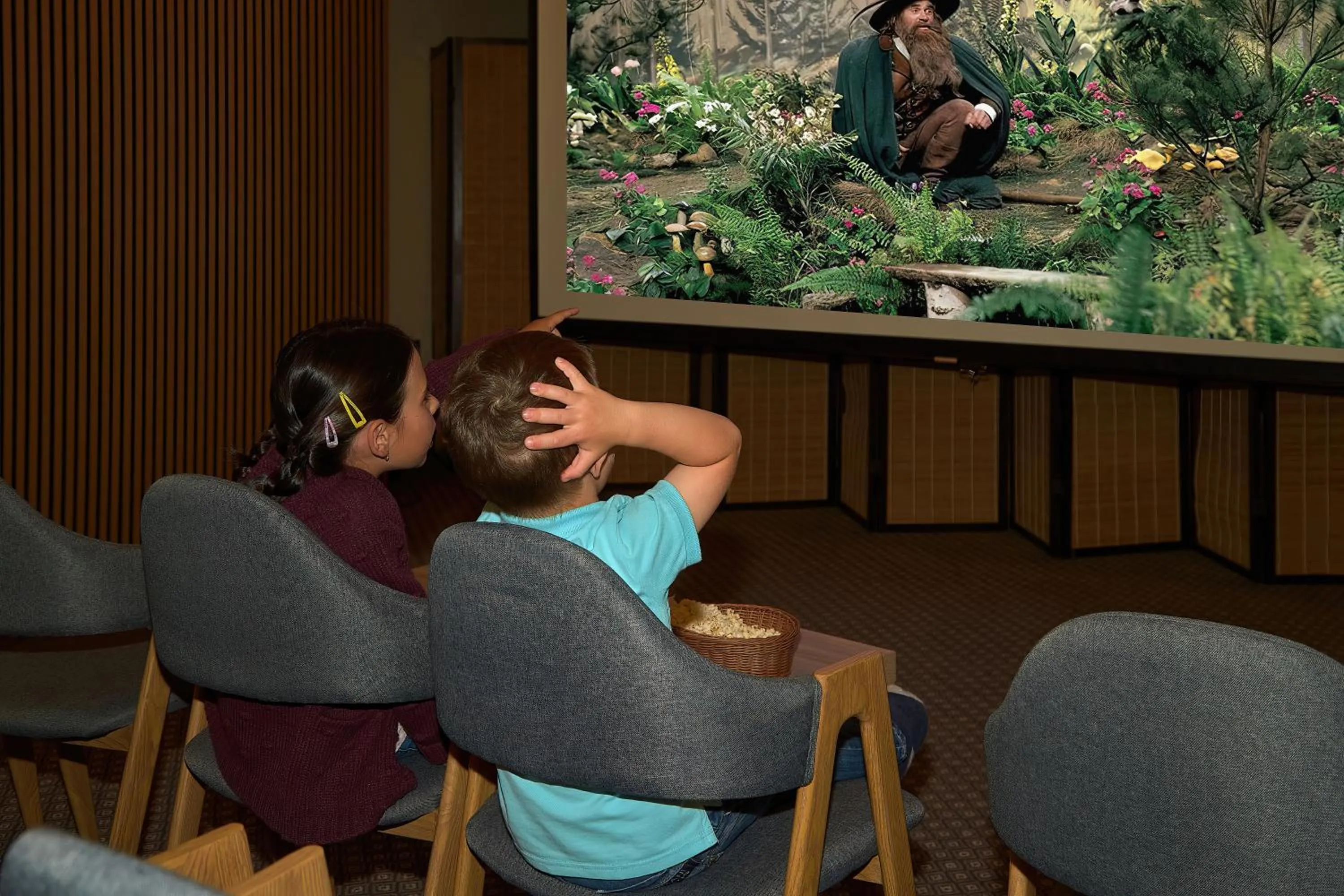 children in Hotel Tetřeví Boudy