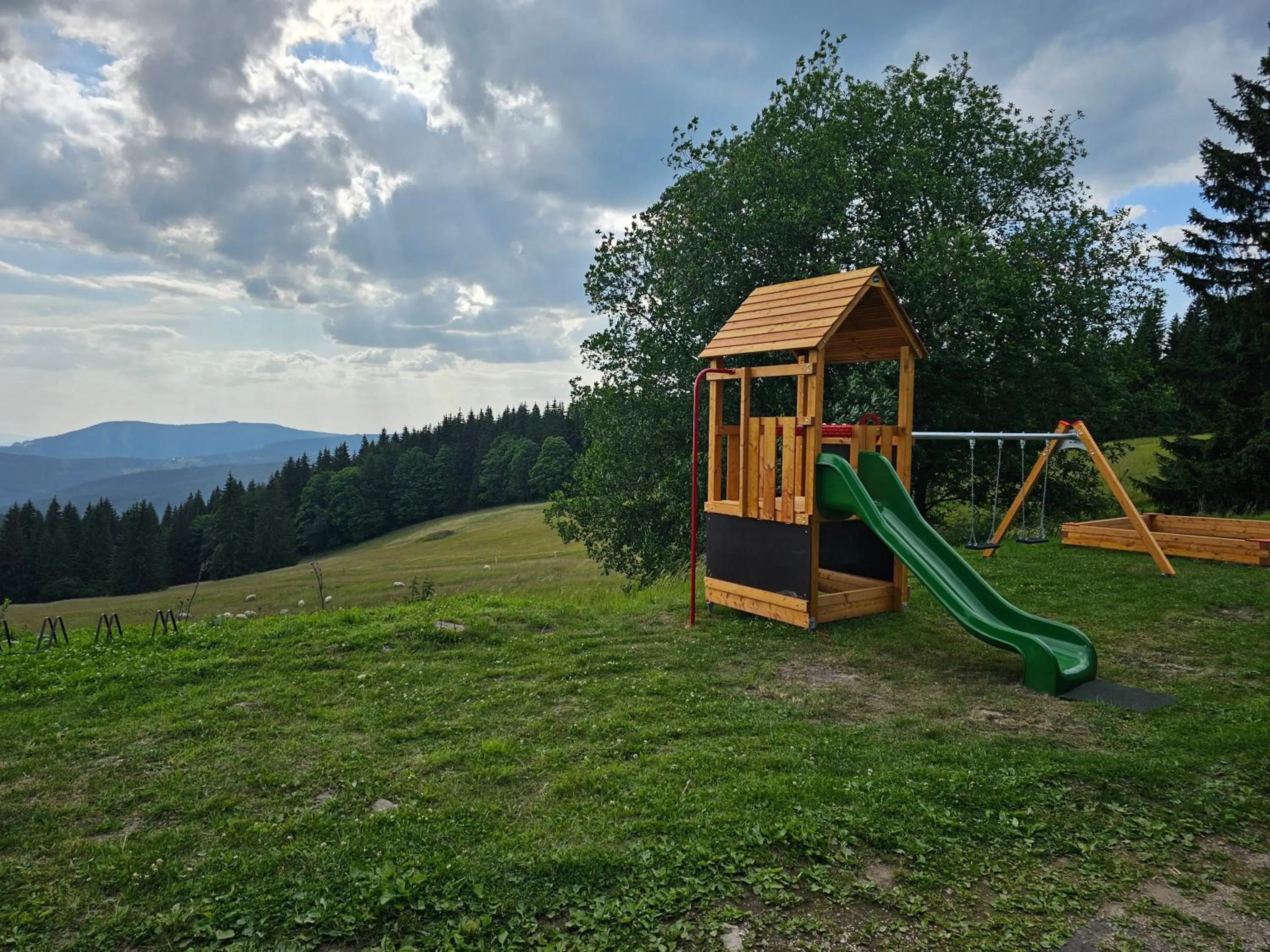 Children play ground in Hotel Tetřeví Boudy