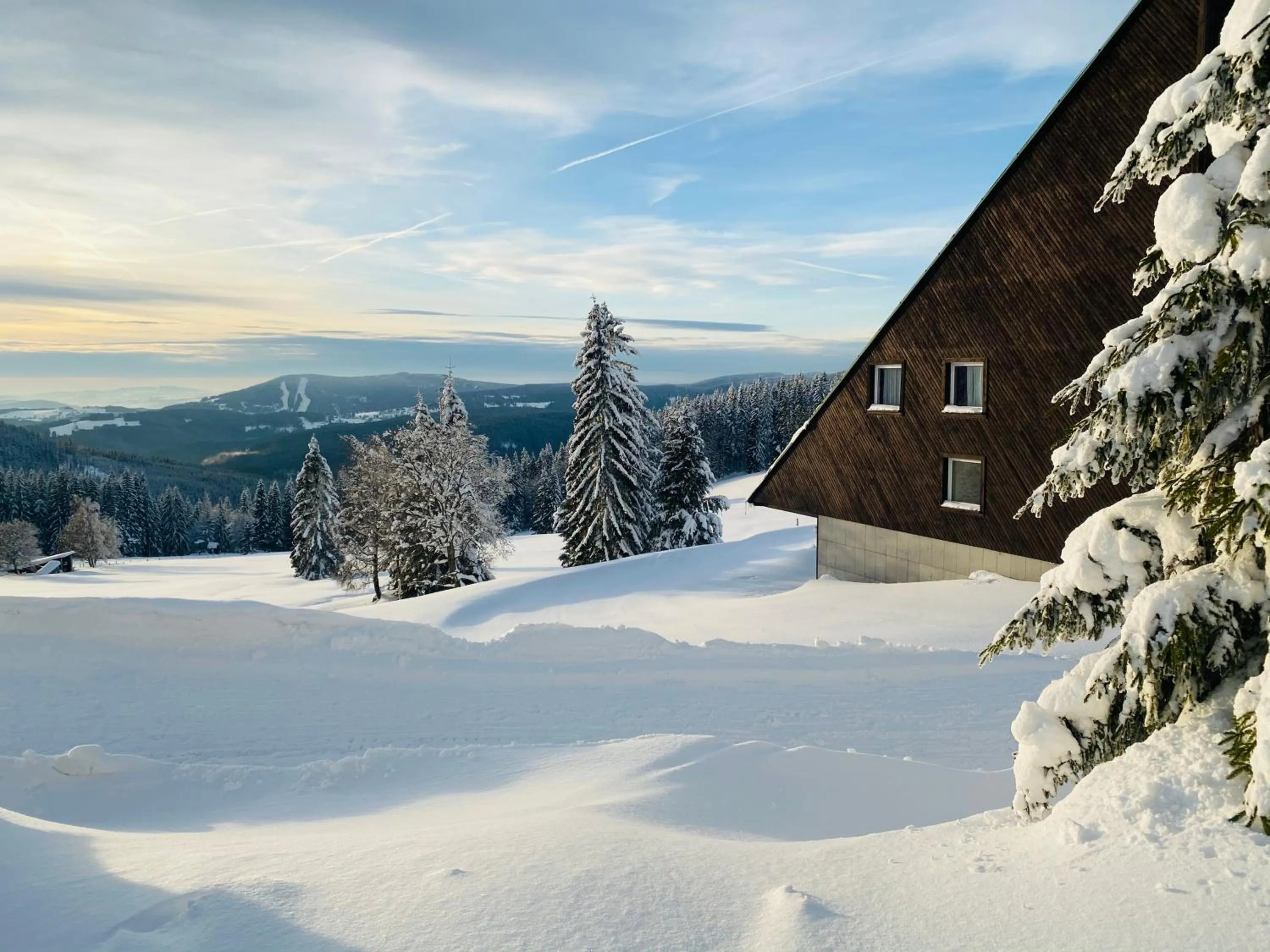 Natural landscape in Hotel Tetřeví Boudy