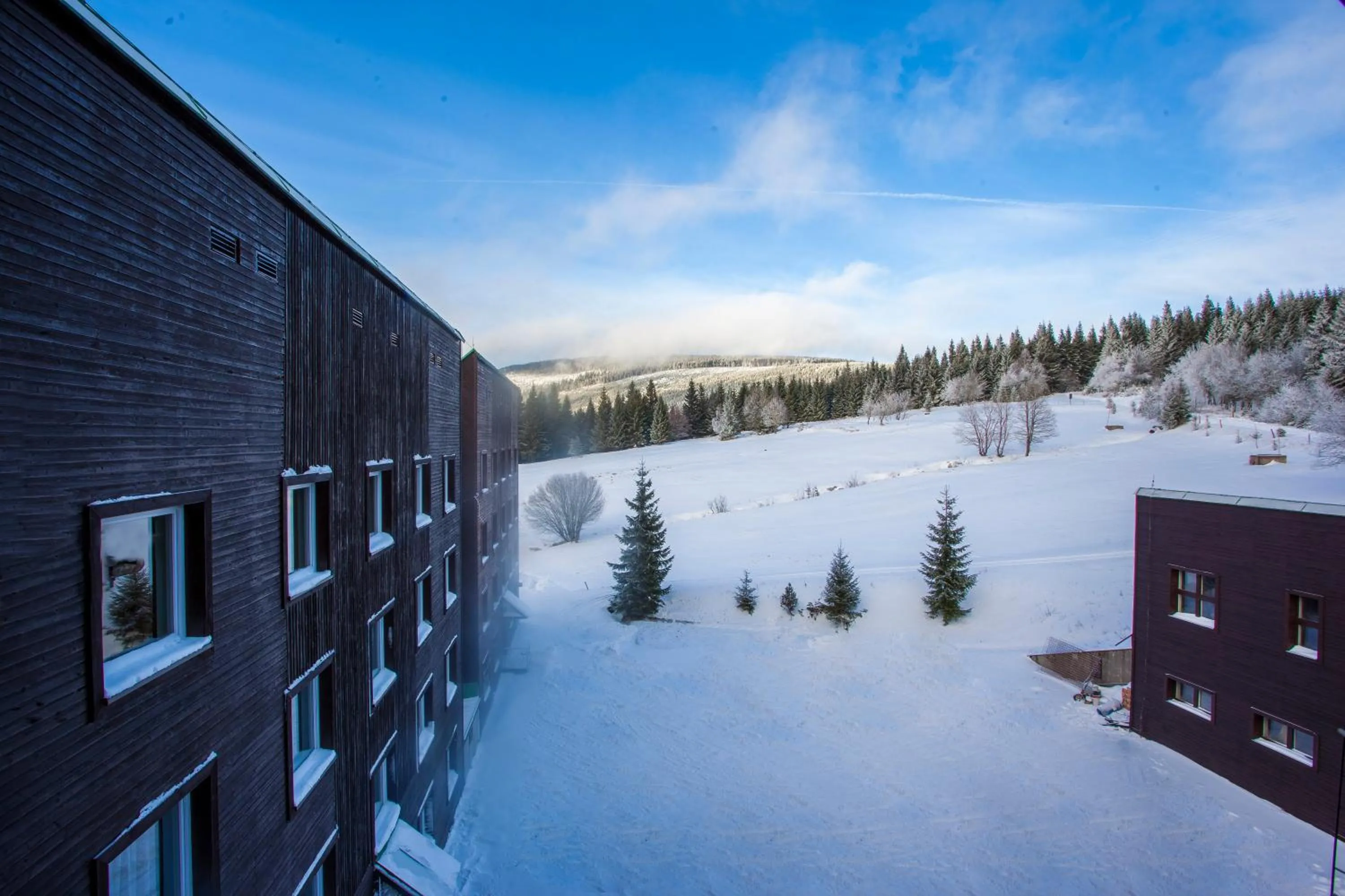 Property building in Hotel Tetřeví Boudy