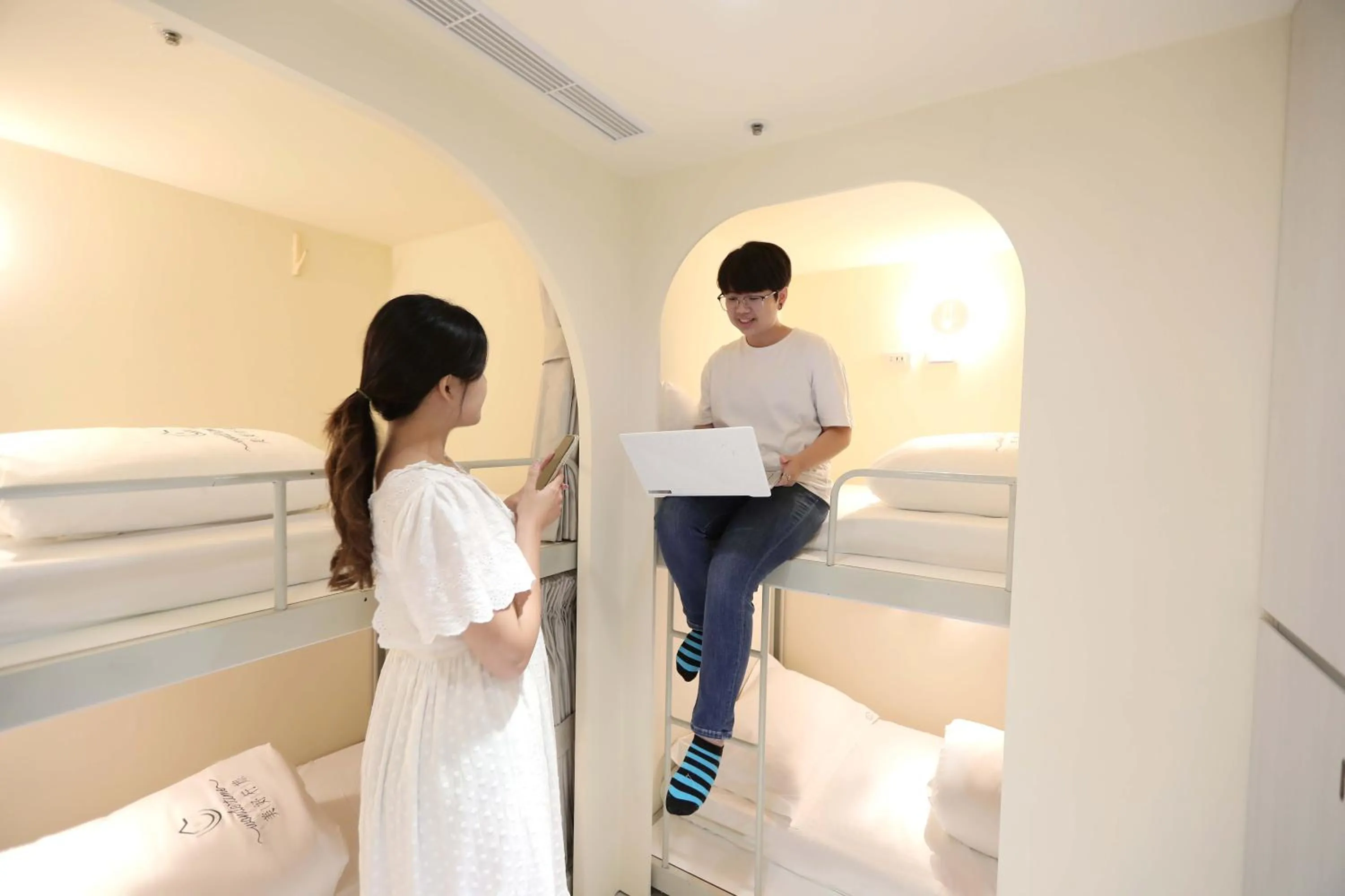 Bed in Wondertime Taipei Station - Hankou Ladies Hostel