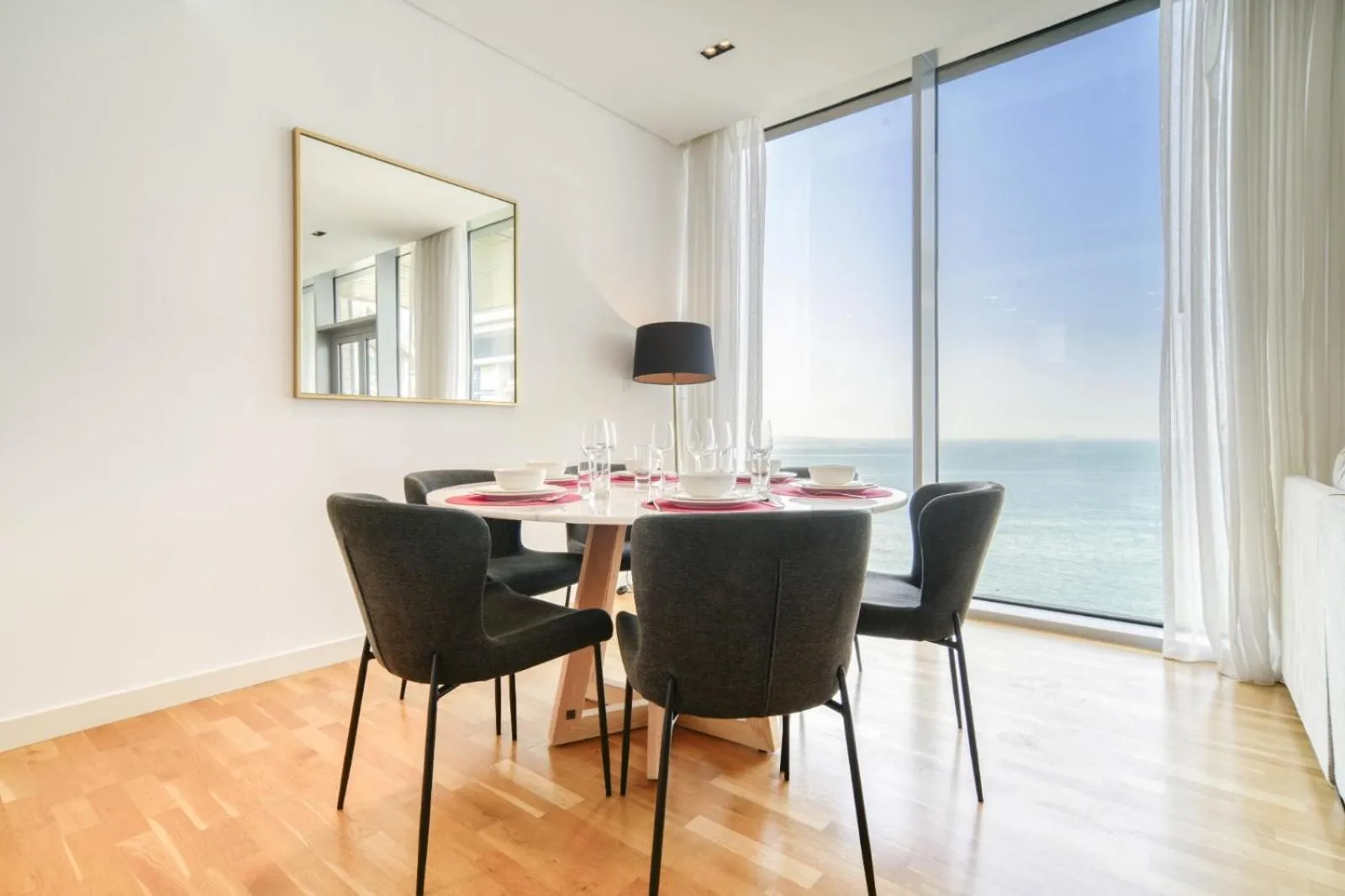 Dining area in Shadow Of The Sun by Lagom