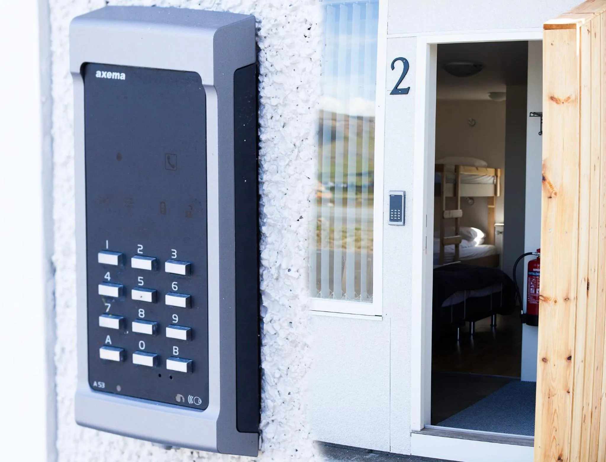 Facade/entrance in South Central Apartments