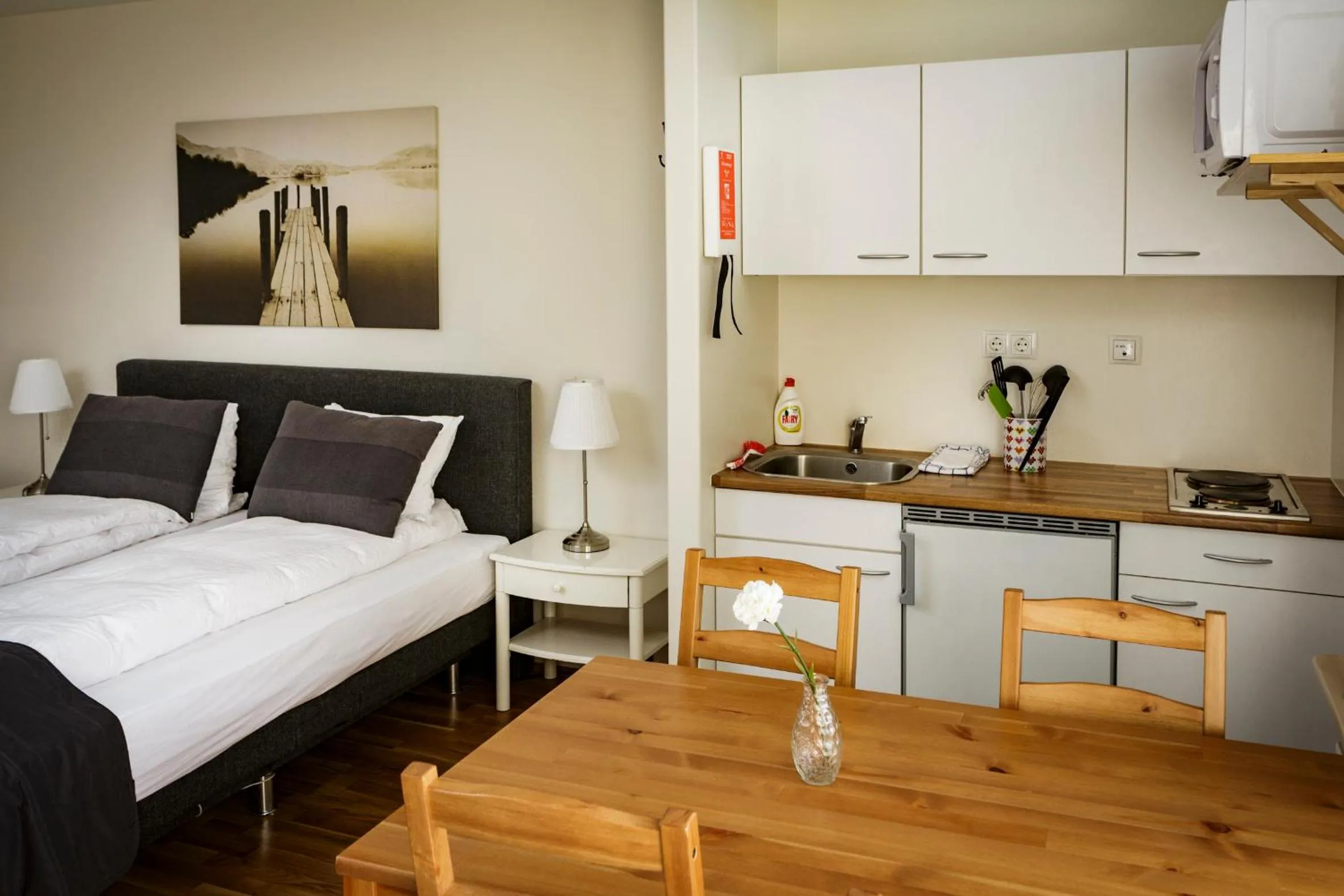 Spring, Bed in South Central Apartments