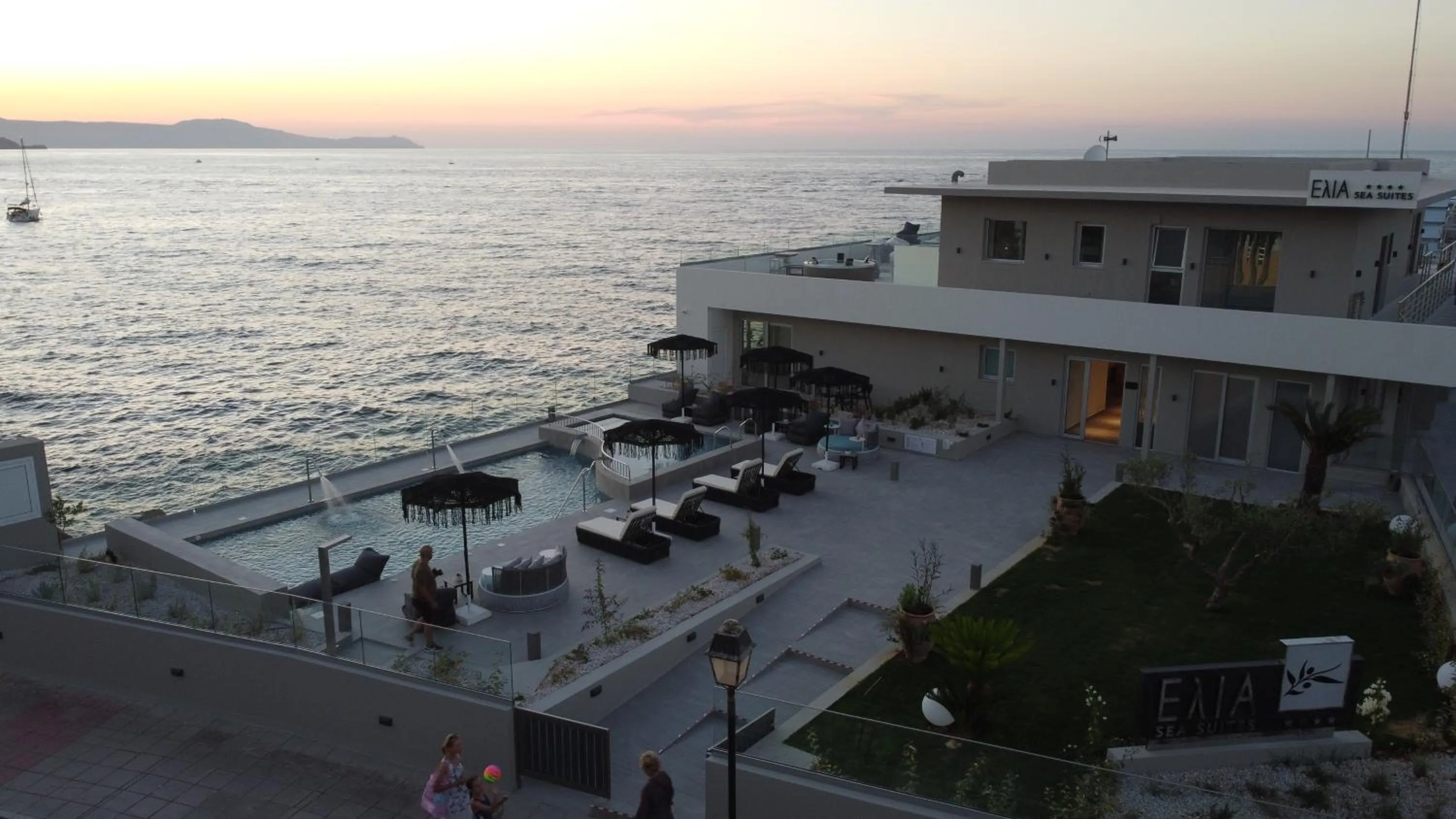 Swimming pool in Elia Sea Suites