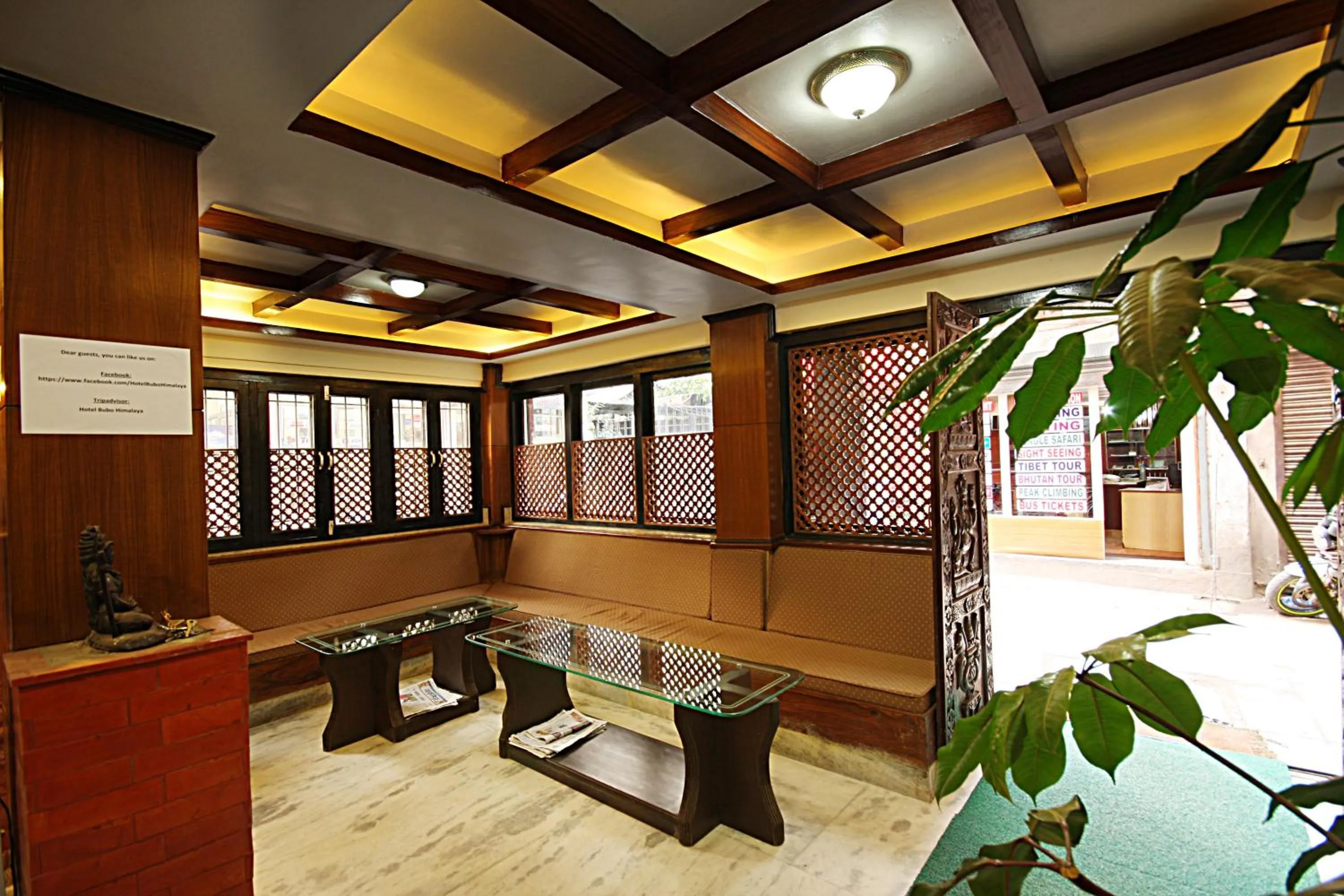 Lobby or reception in Hotel Bubo Himalaya